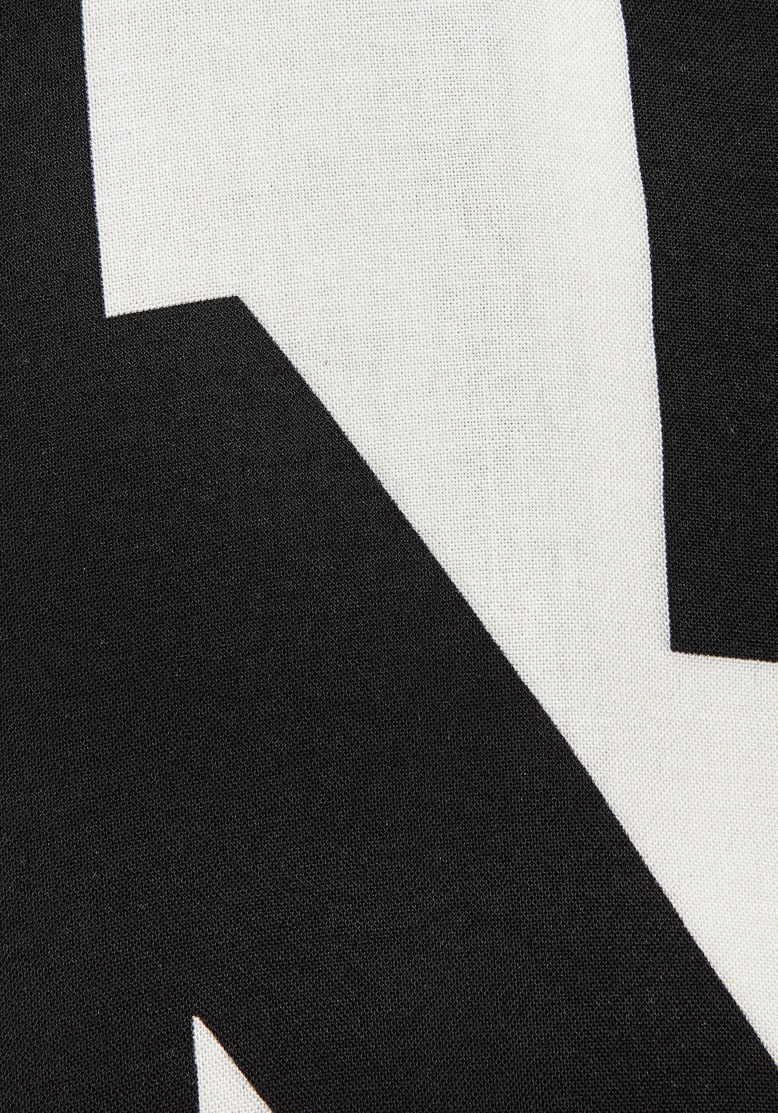 French Connection Nachthemd - schwarz-weiß-gemustert