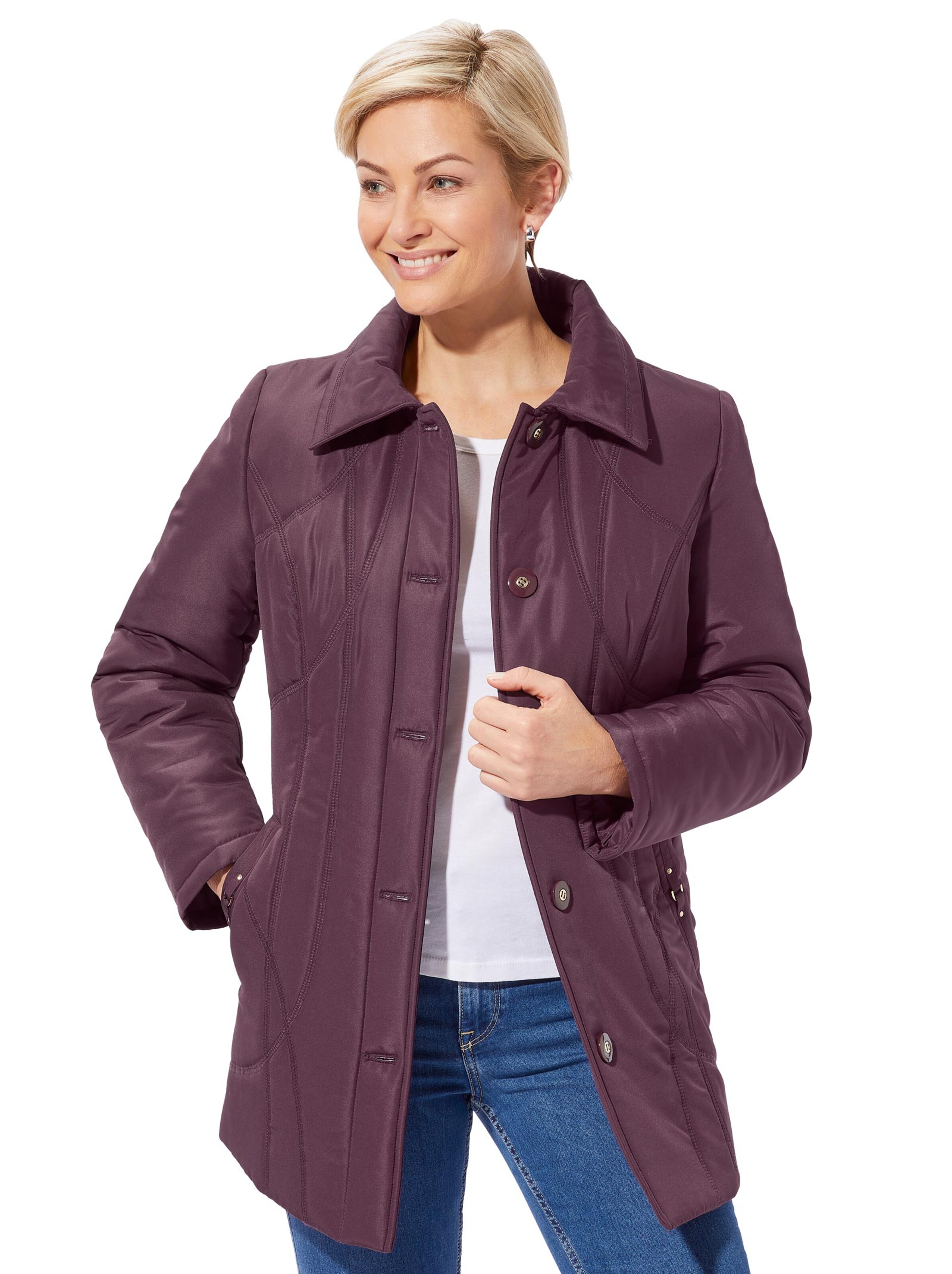 Jacke - aubergine