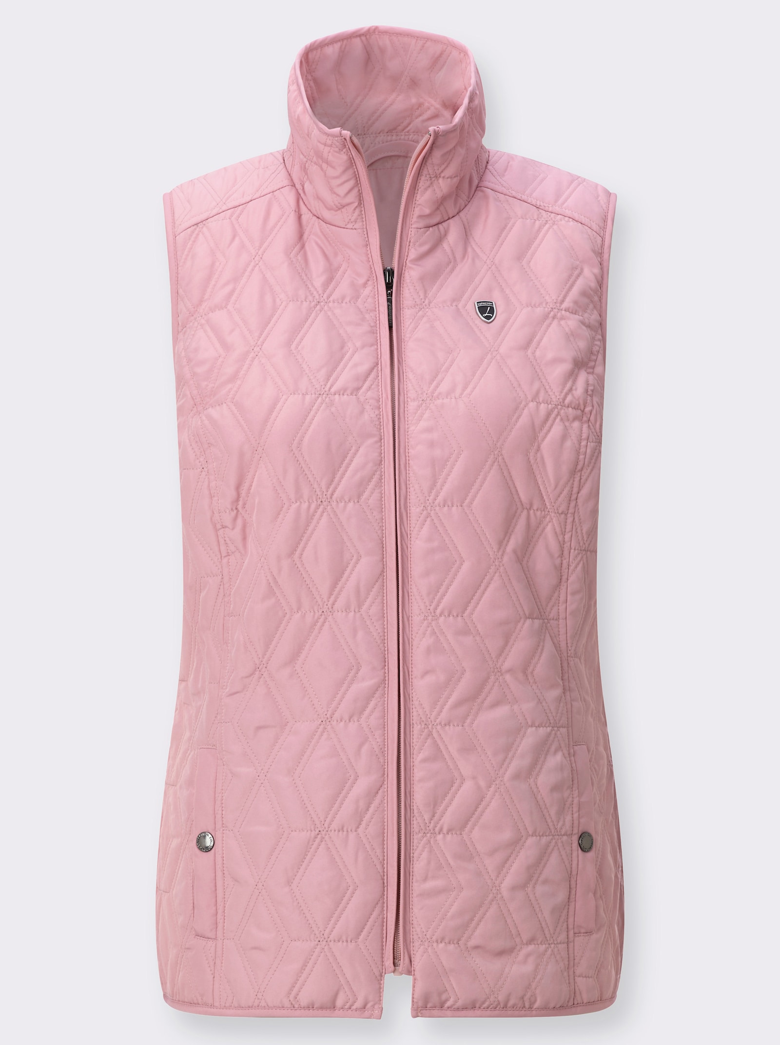 Steppweste mit wärmendem Fleecefutter - hortensie