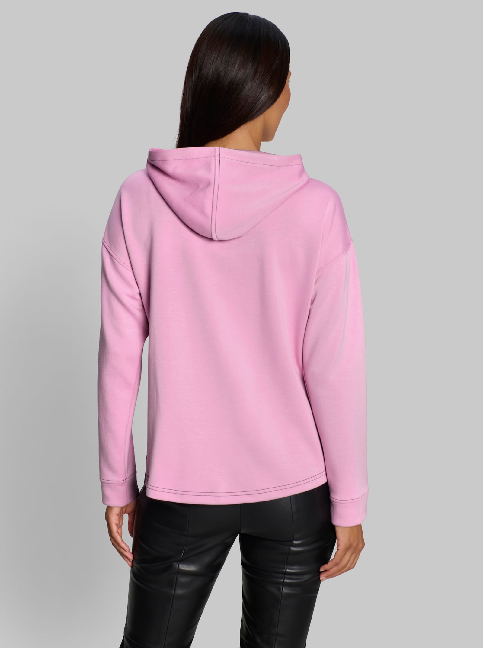 heine Shirtjacke mit Kapuze - rosé