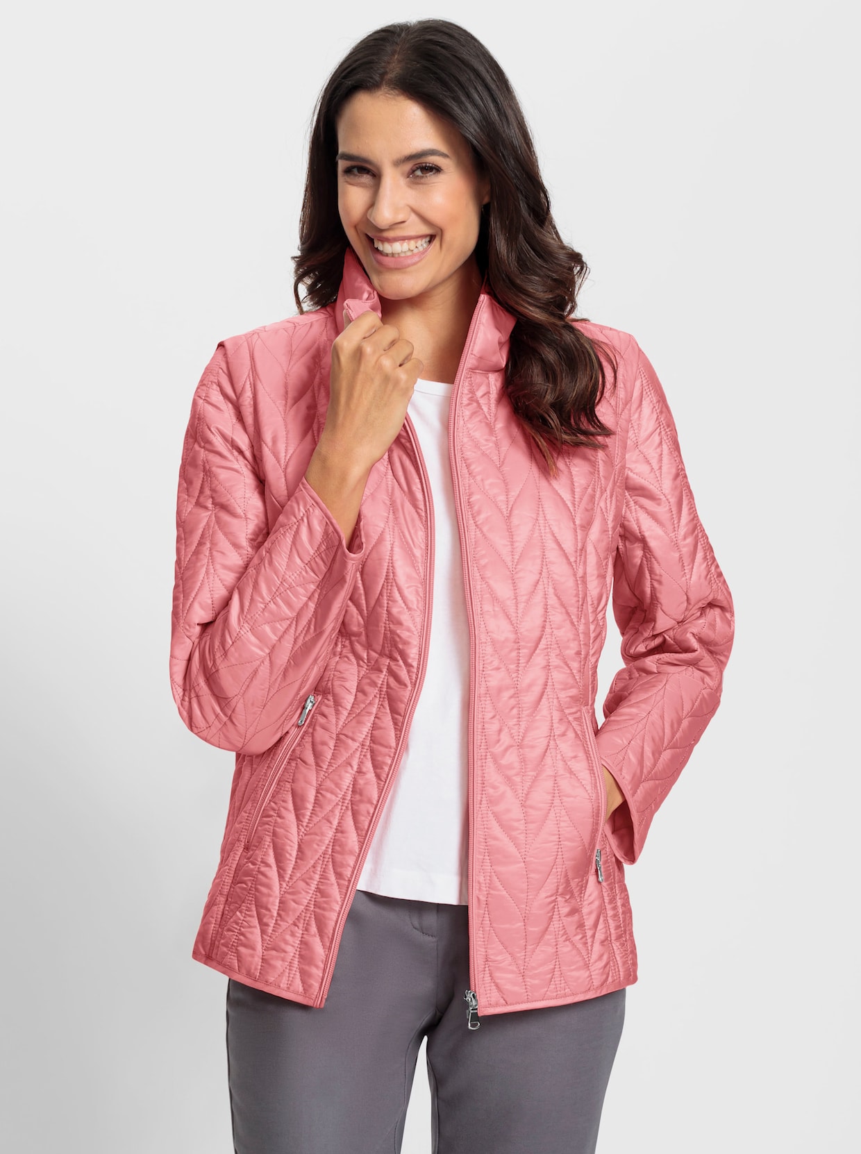 2-in-1-Jacke - flamingo