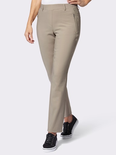 Schlupfhose mit Reißverschluss-Taschen - sesam