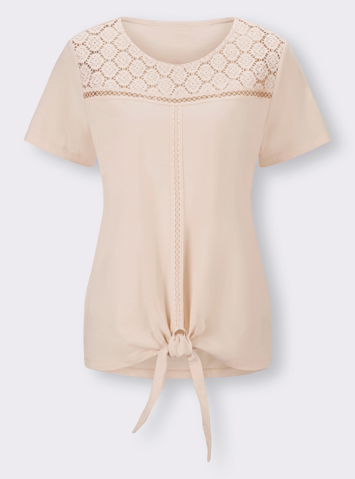 heine Shirt met korte mouwen - ivoorkleur