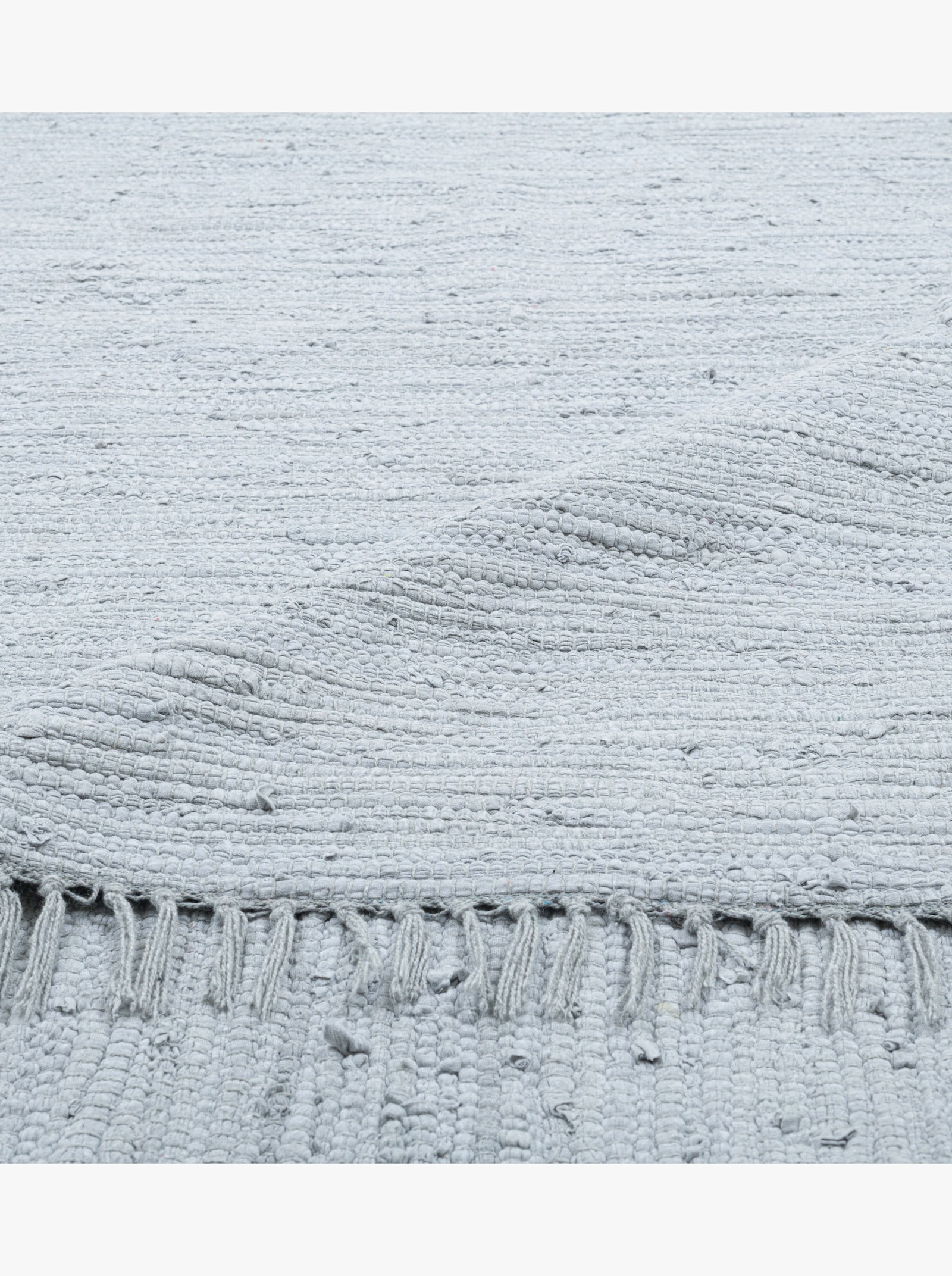 Theko Handwebteppich - grau