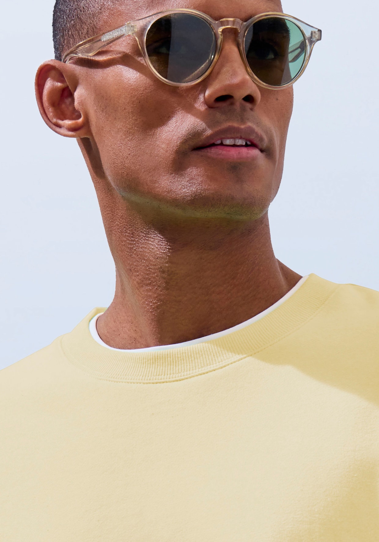 Sweatshirt - gelb