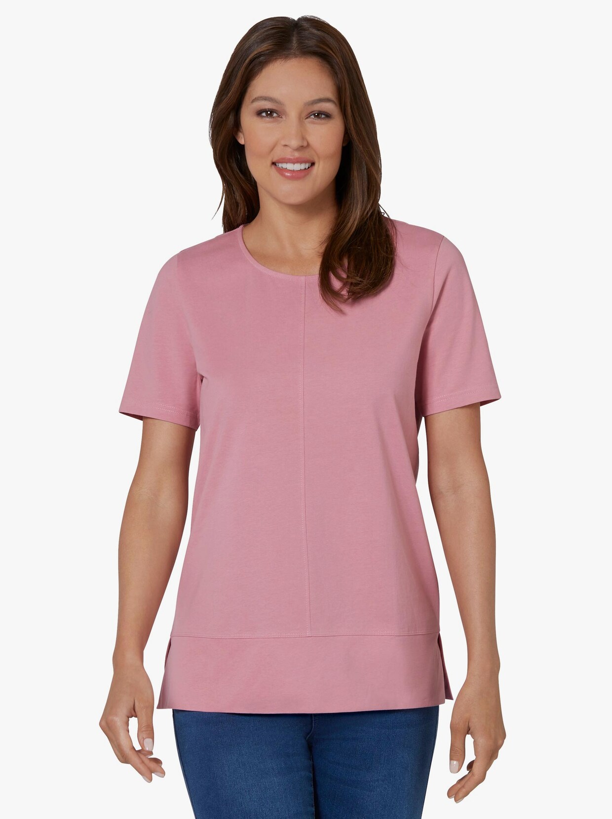 Shirt met korte mouwen - oudroze