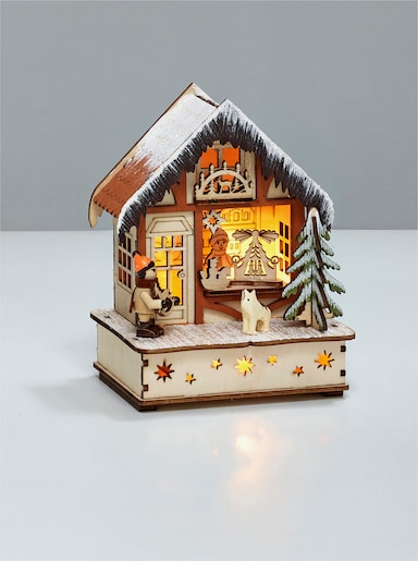 Weihnachtsdeko - braun