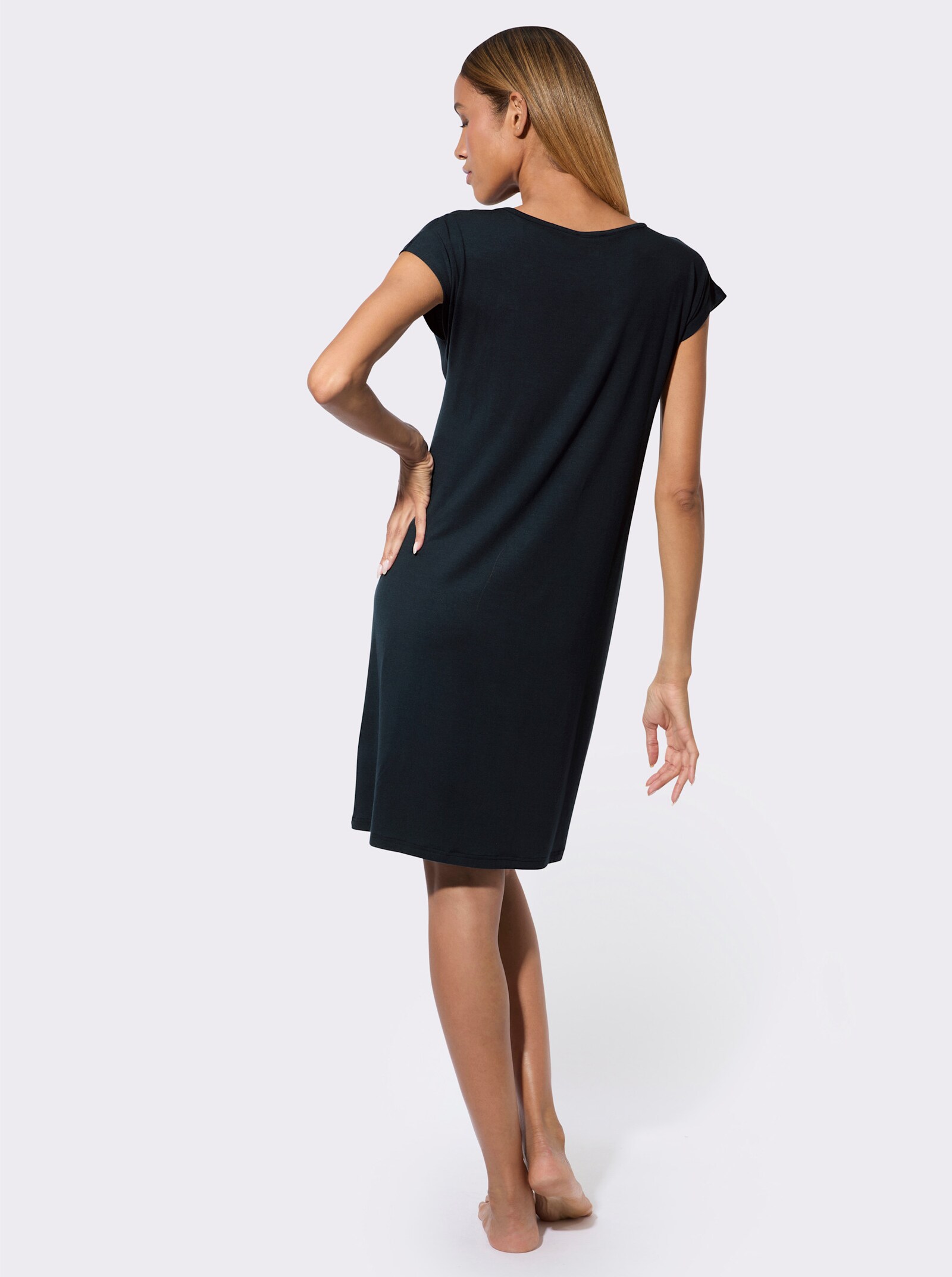 Comtessa Nachthemd im Modal-Stretch-Mix - marine