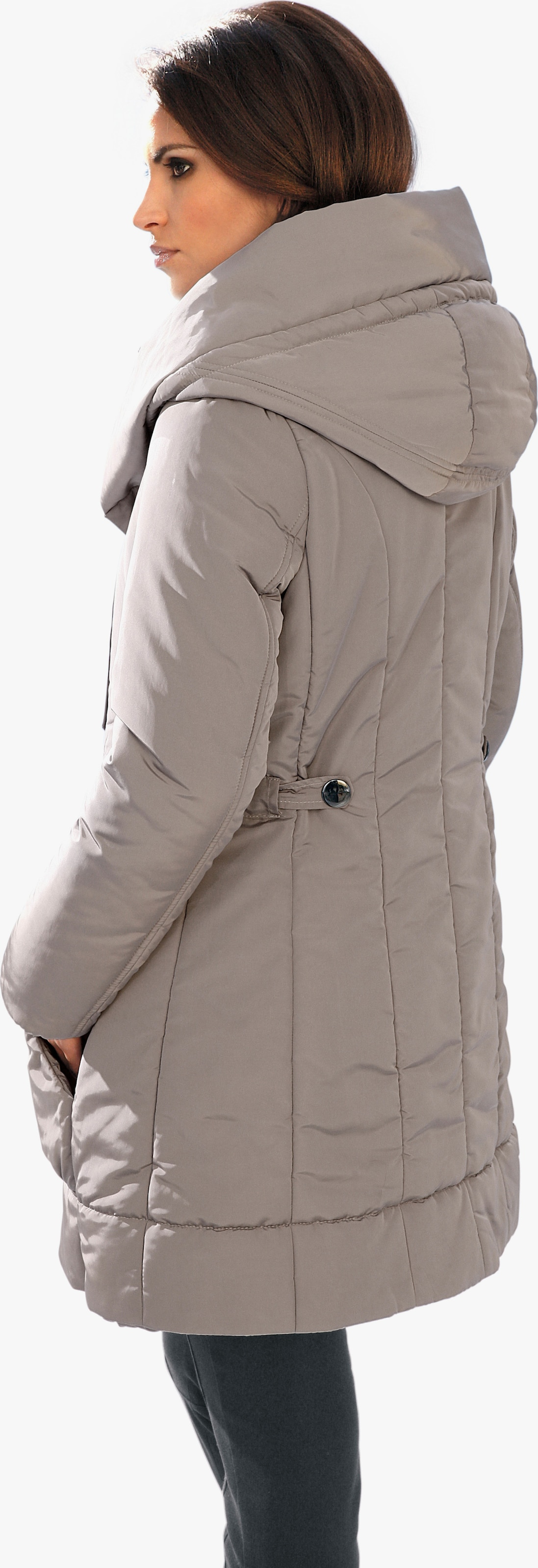 heine Parka mit leichter Wattierung - taupe