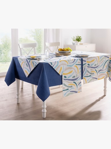 Tischdecke - blau