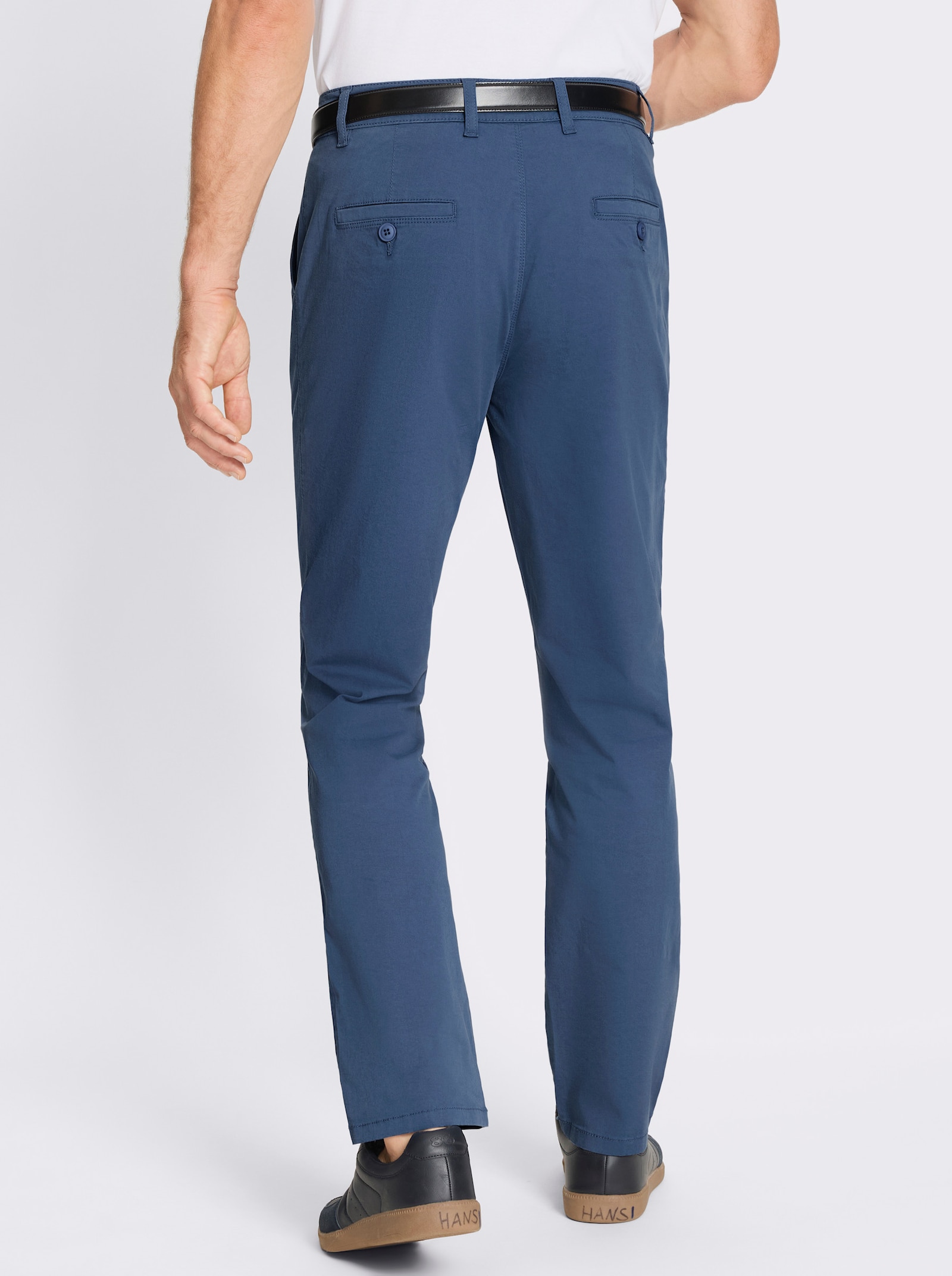 Marco Donati Chinohose in Sommer-Qualität - jeansblau