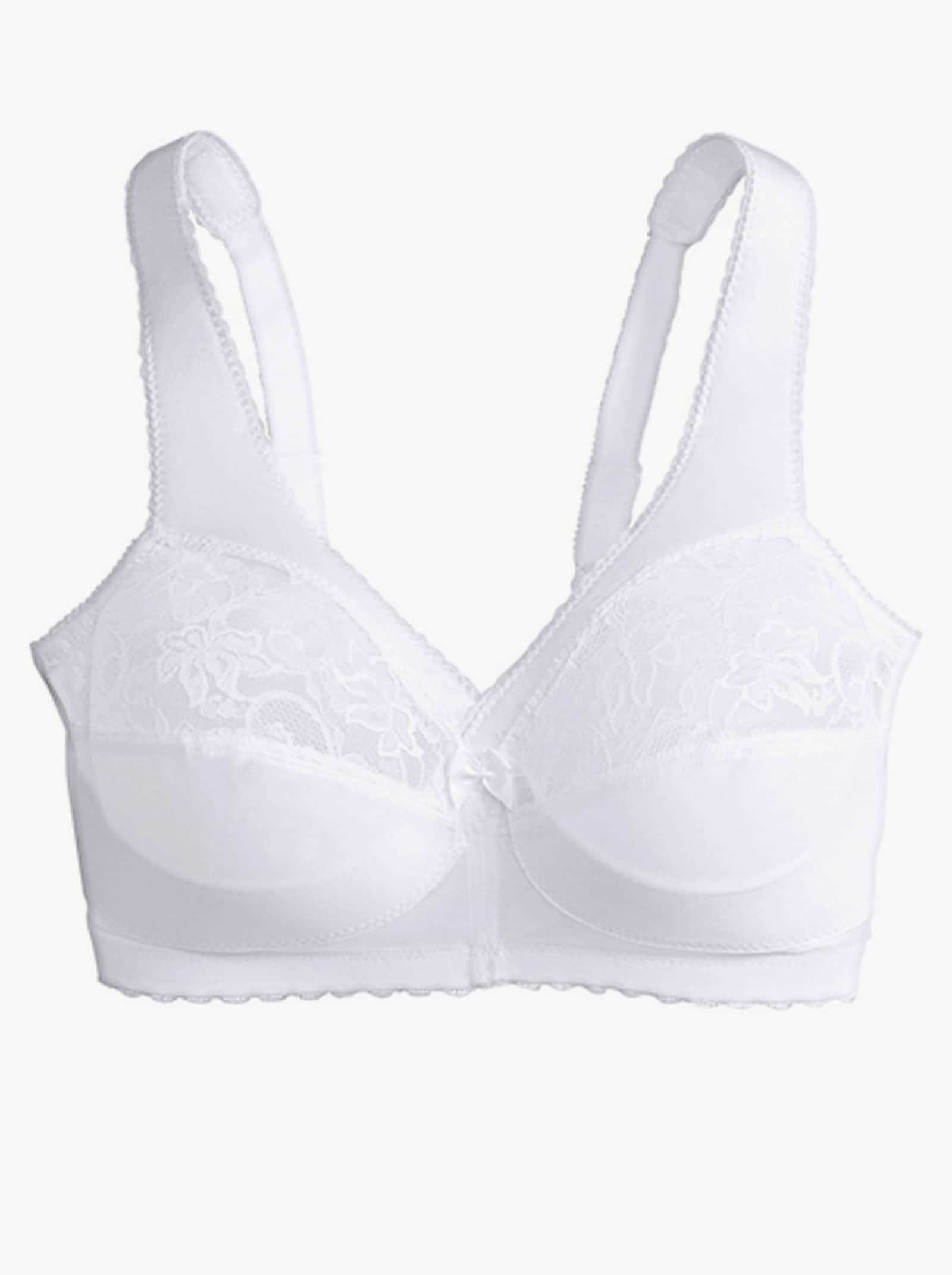 Glamorise Entlastungs-BH ohne Bügel mit Stütze - weiß