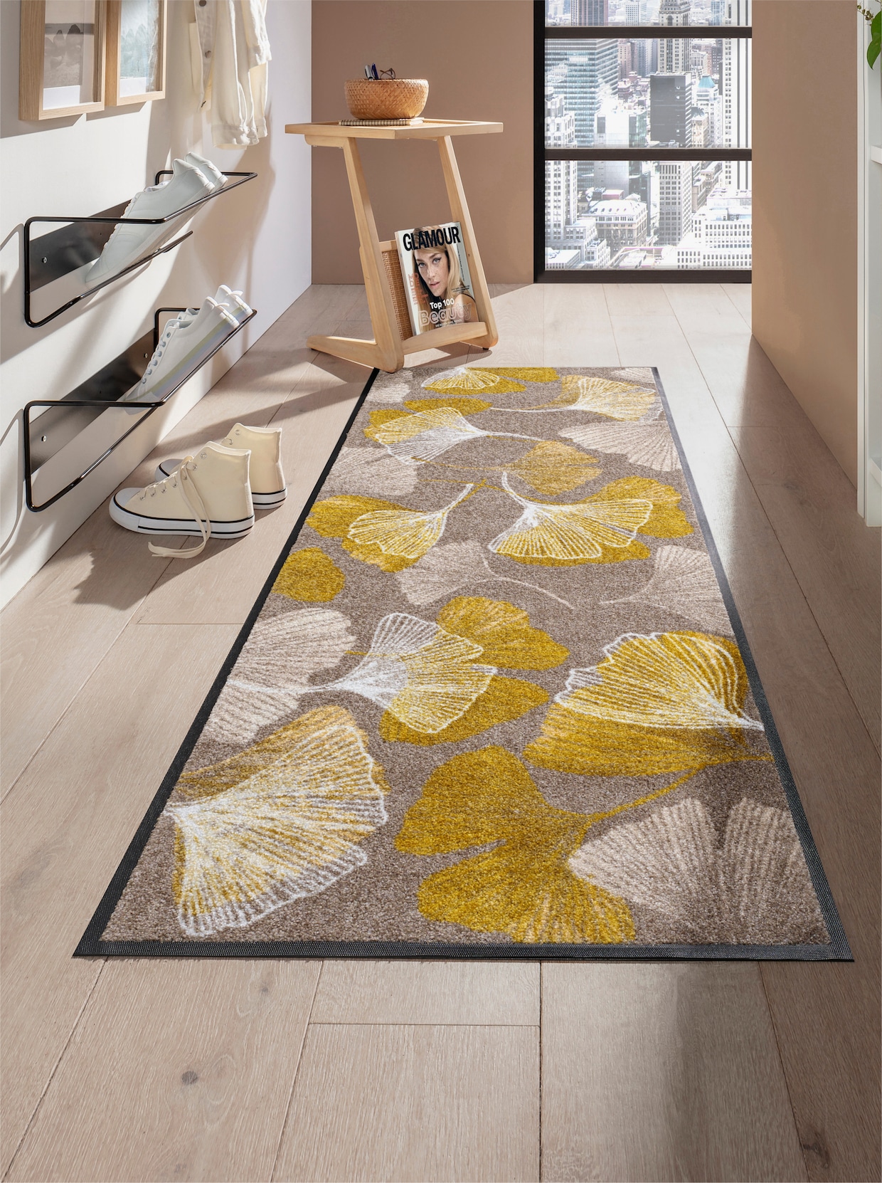 heine home Voetmat - taupe/geel