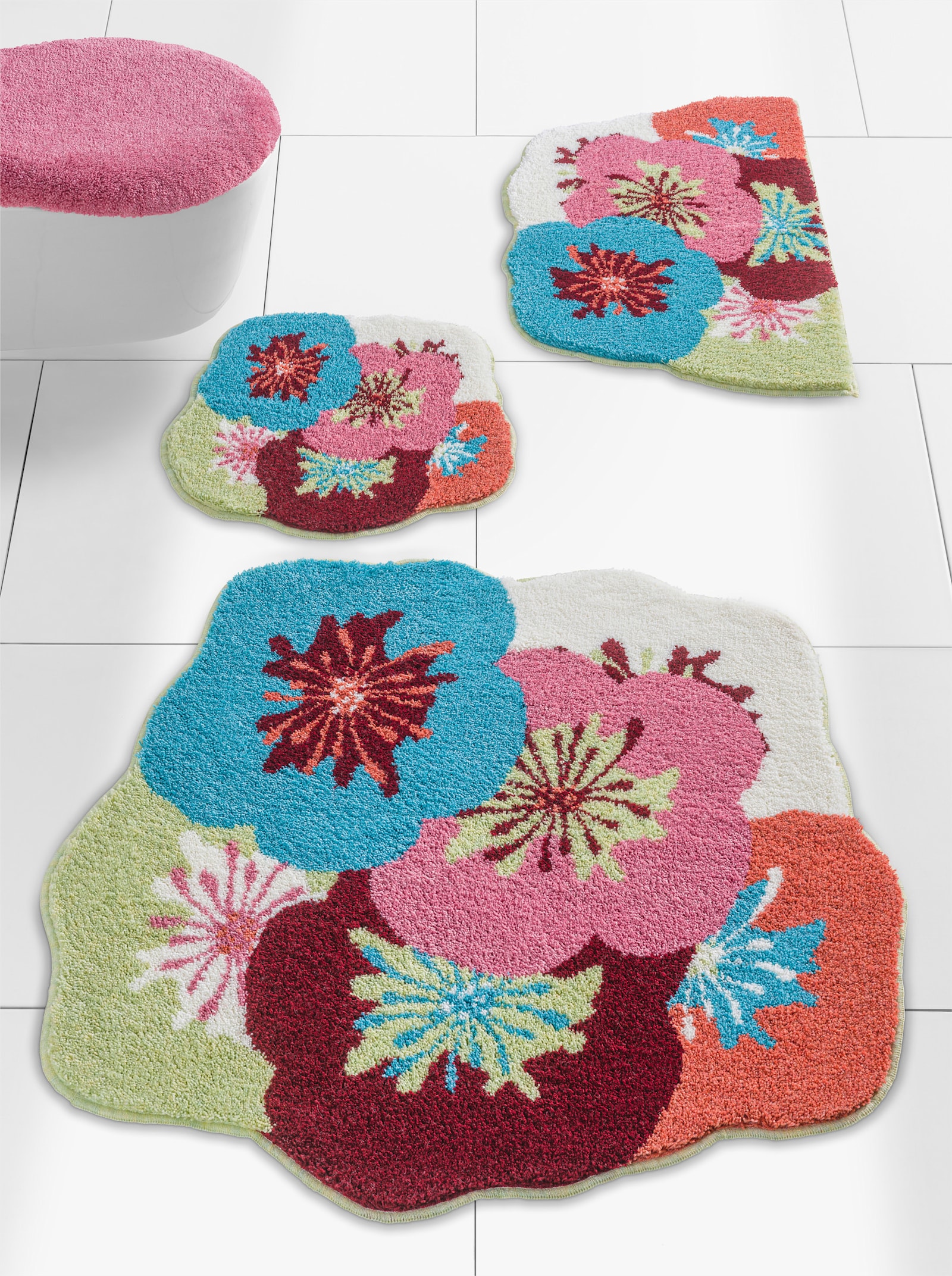 Grund Badematte - ecru-bunt