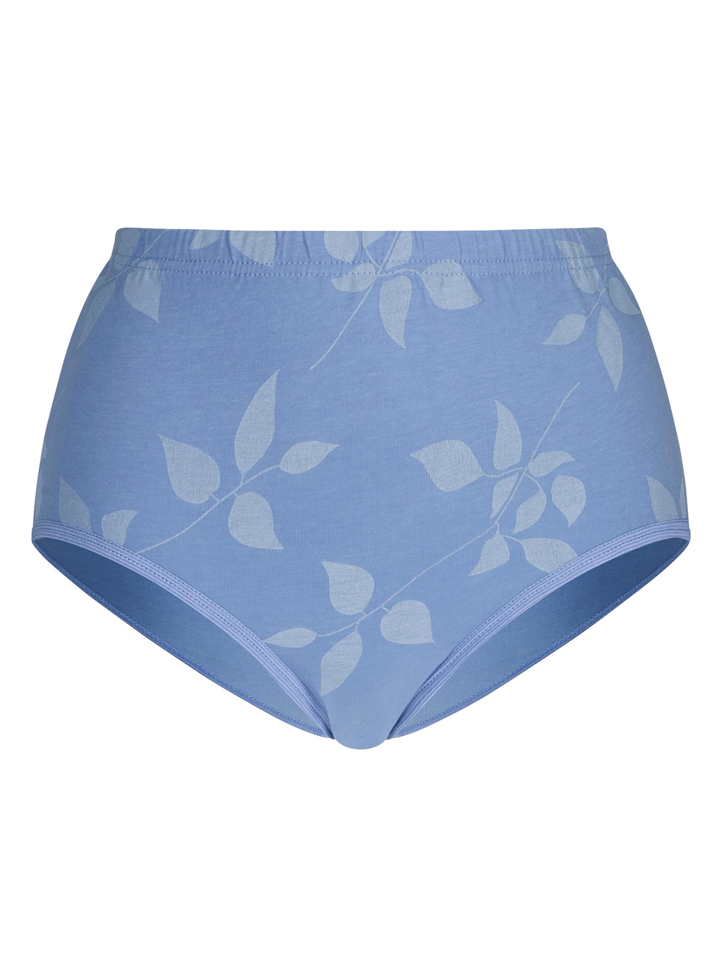 wäschepur Taillenslip - bleu + bleu-bedruckt