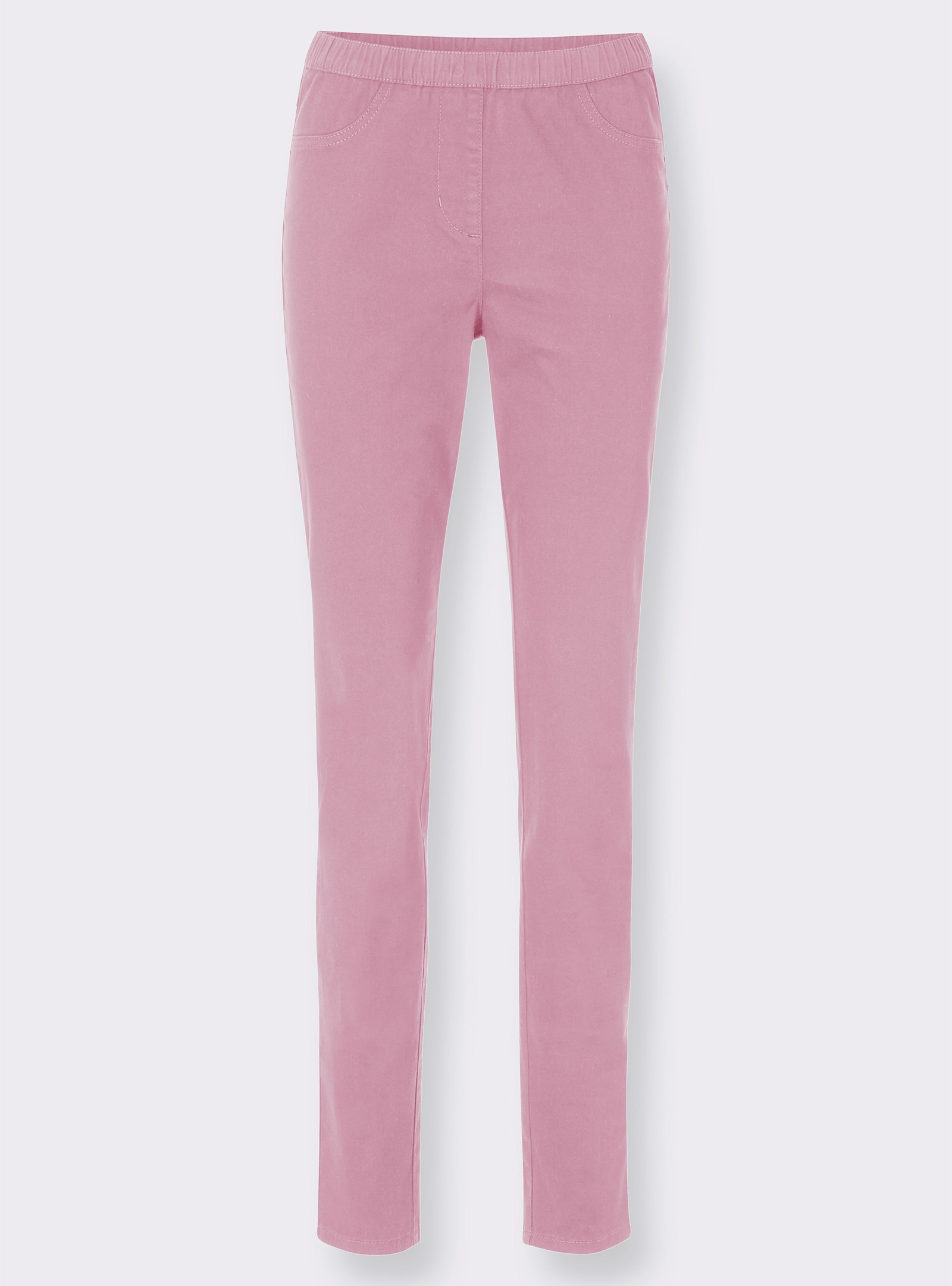 Jeggings in schmaler Form - rosé