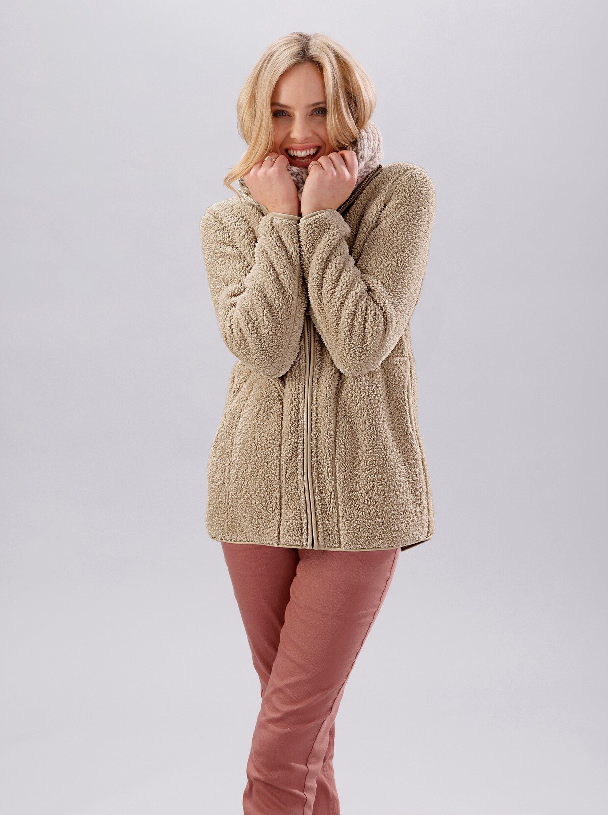 Wendejacke - beige