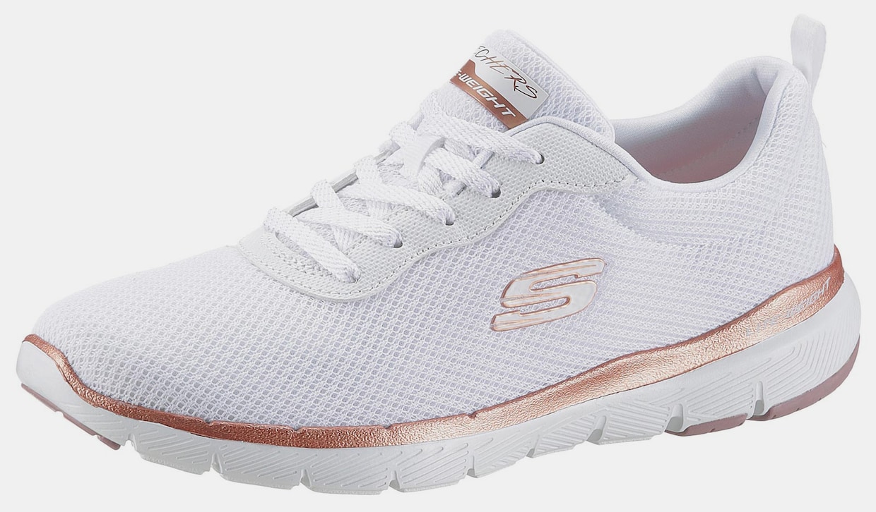 Skechers Sneaker - weiß-roségoldfarben