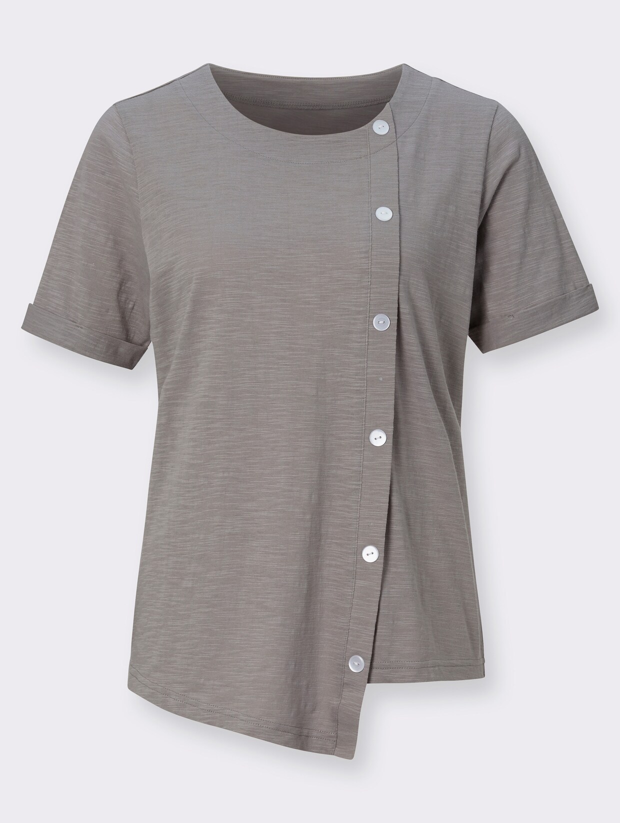 Shirt met korte mouwen - steengrijs