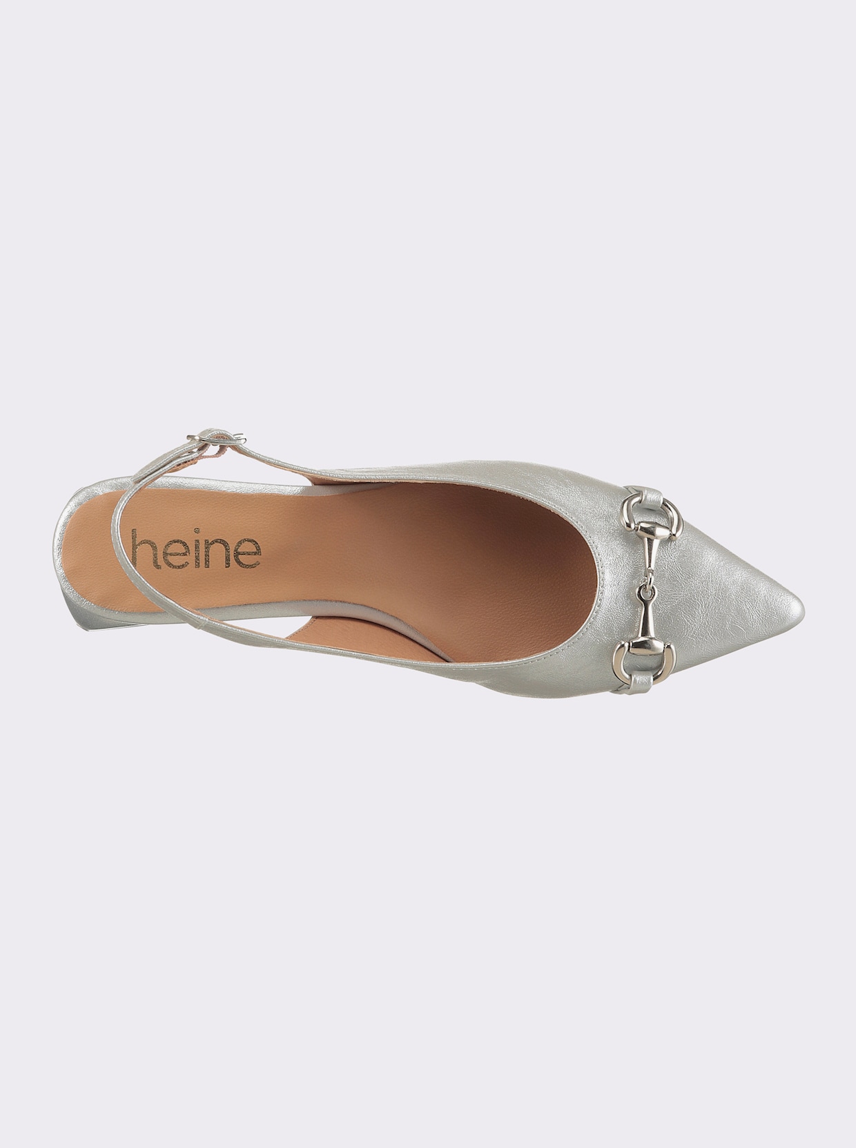 heine Slingballerina - silberfarben
