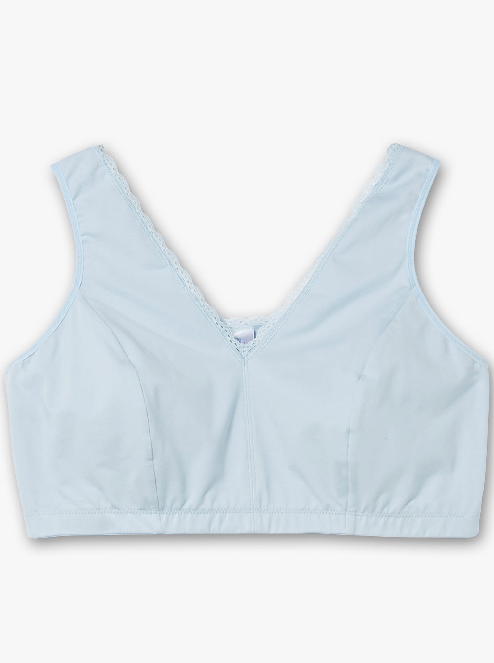 sheego Beugelloze beha in bustiermodel, in set van 2 - marine + lichtblauw