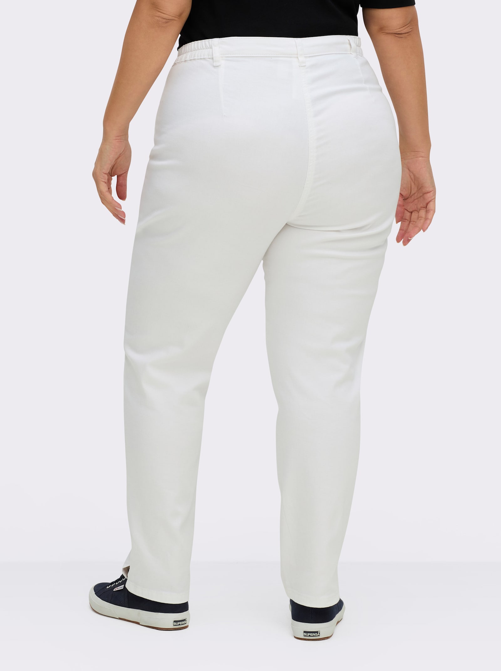 Jeans mit Stretch-Anteil - weiß