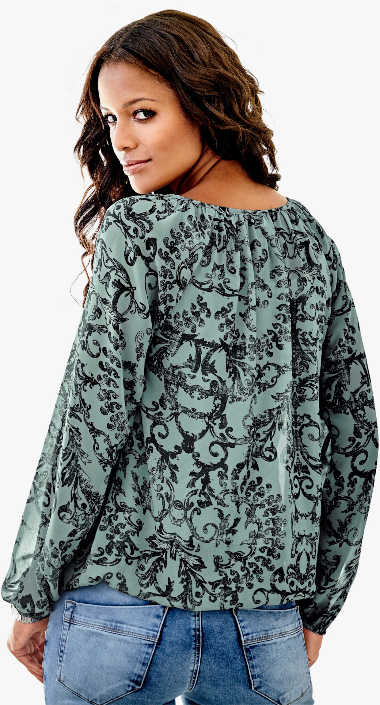 heine Blouse met print - mint