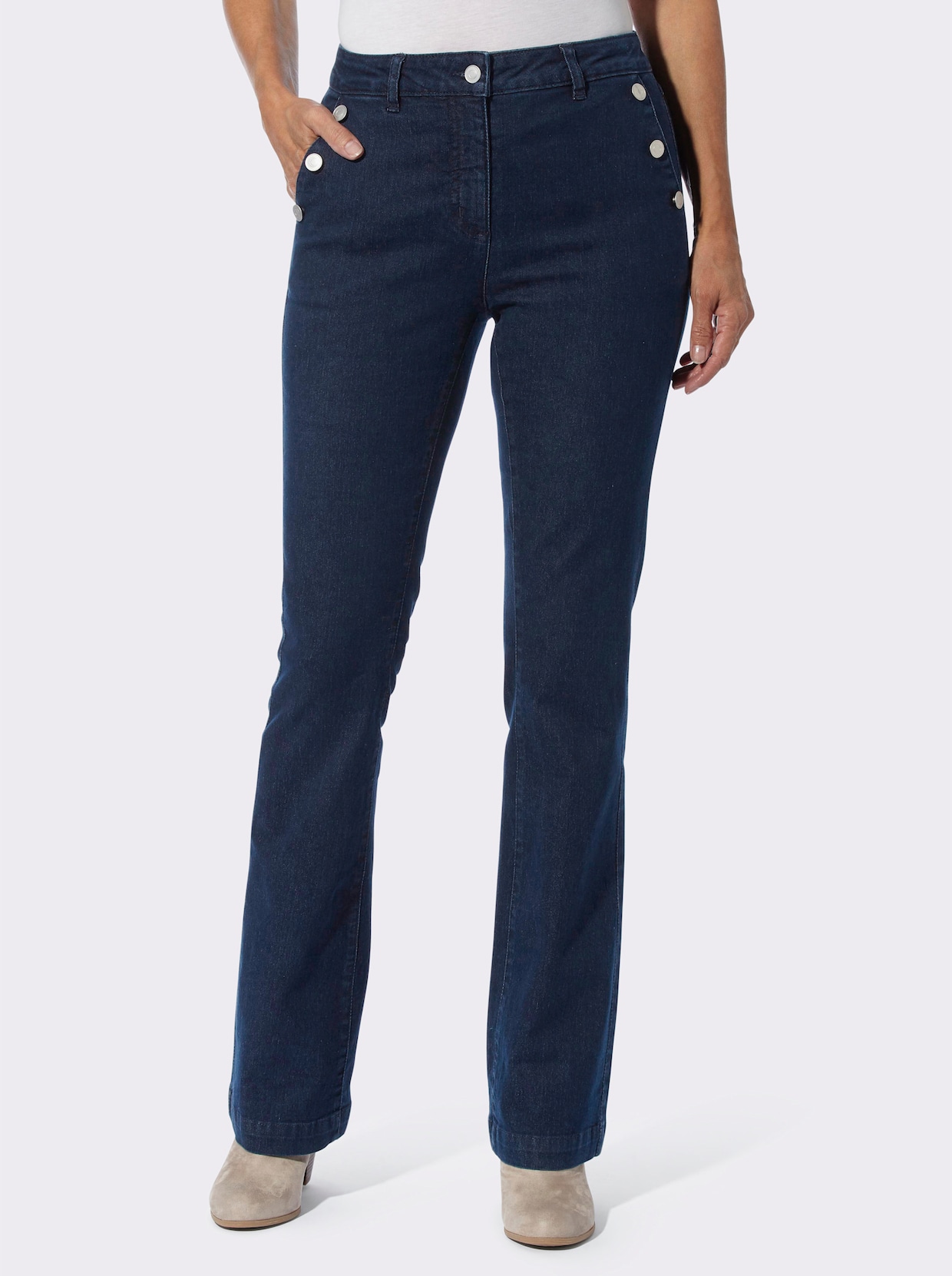 Bootcut-Jeans - dark blue