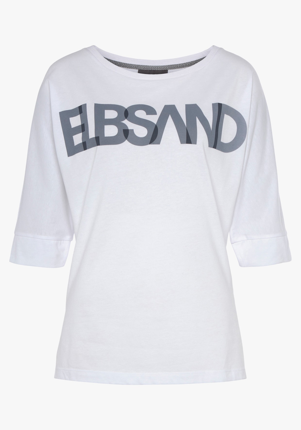 Elbsand Shirt met 3/4-mouw - bright white