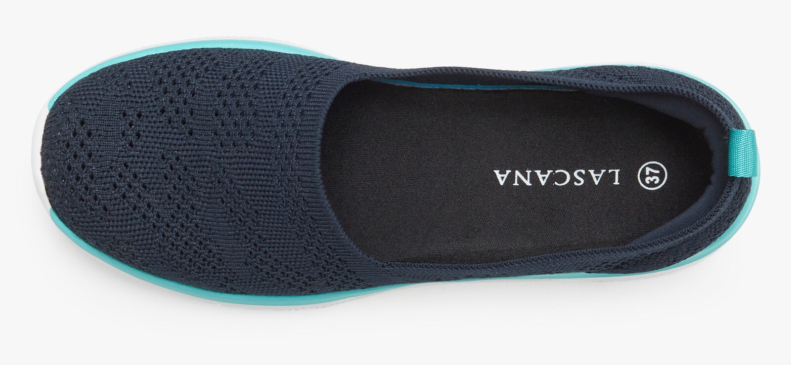 LASCANA Slipper - navy/türkis