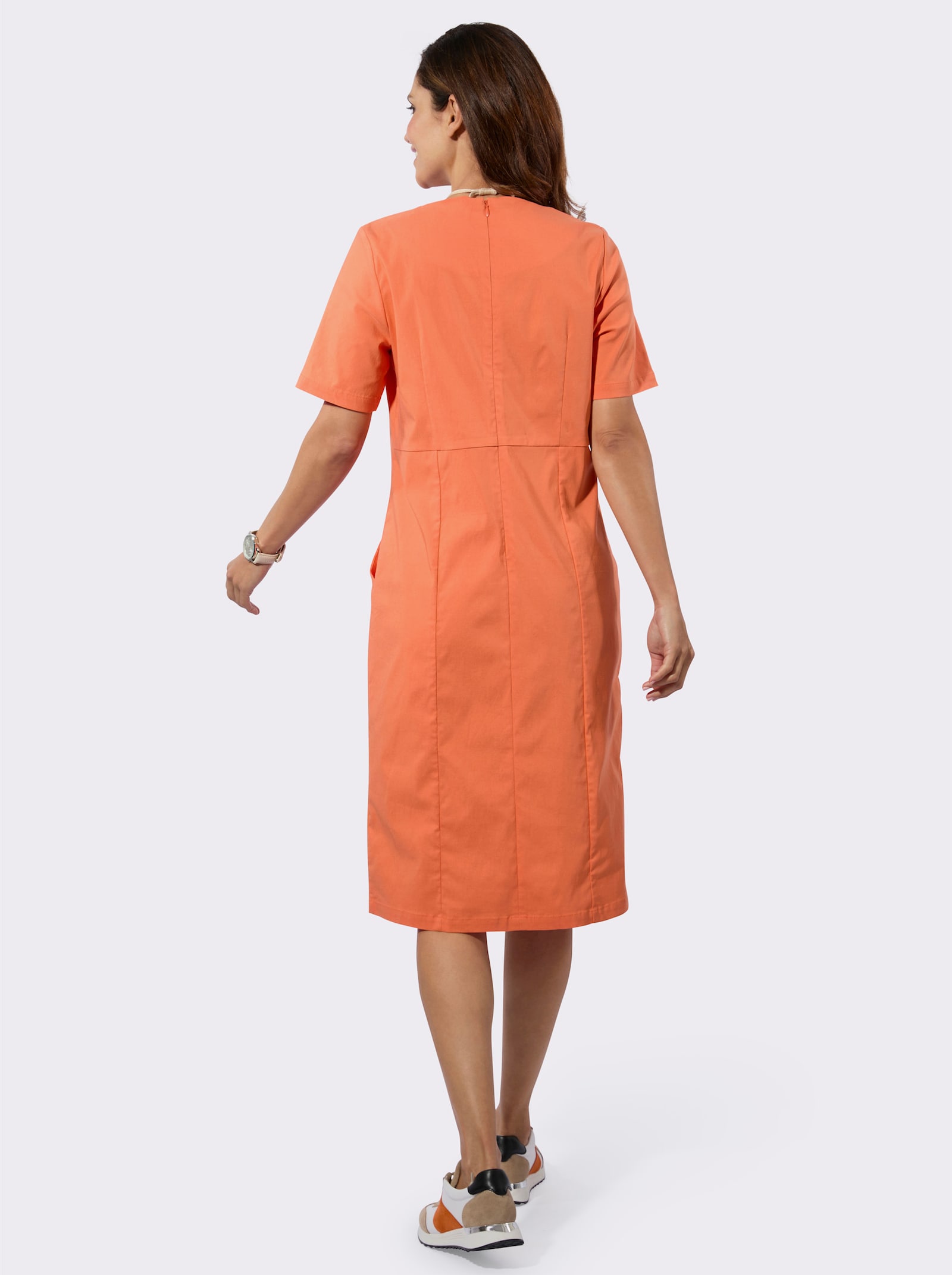 Etuikleid in Bengalin-Qualität - orange