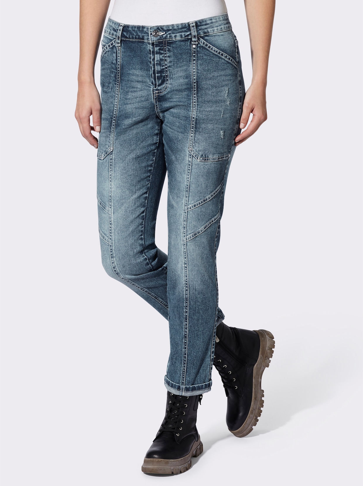 heine Boyfriend jeans - blue-bleached