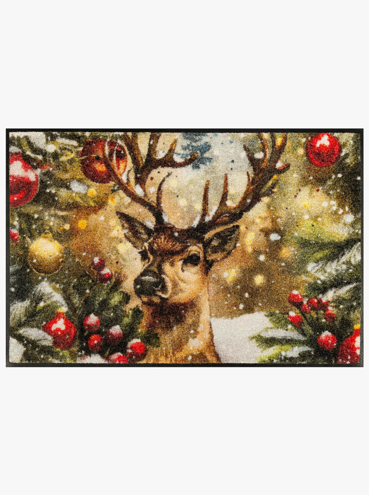 wash+dry by Kleen-Tex Fußmatte - braun-grün