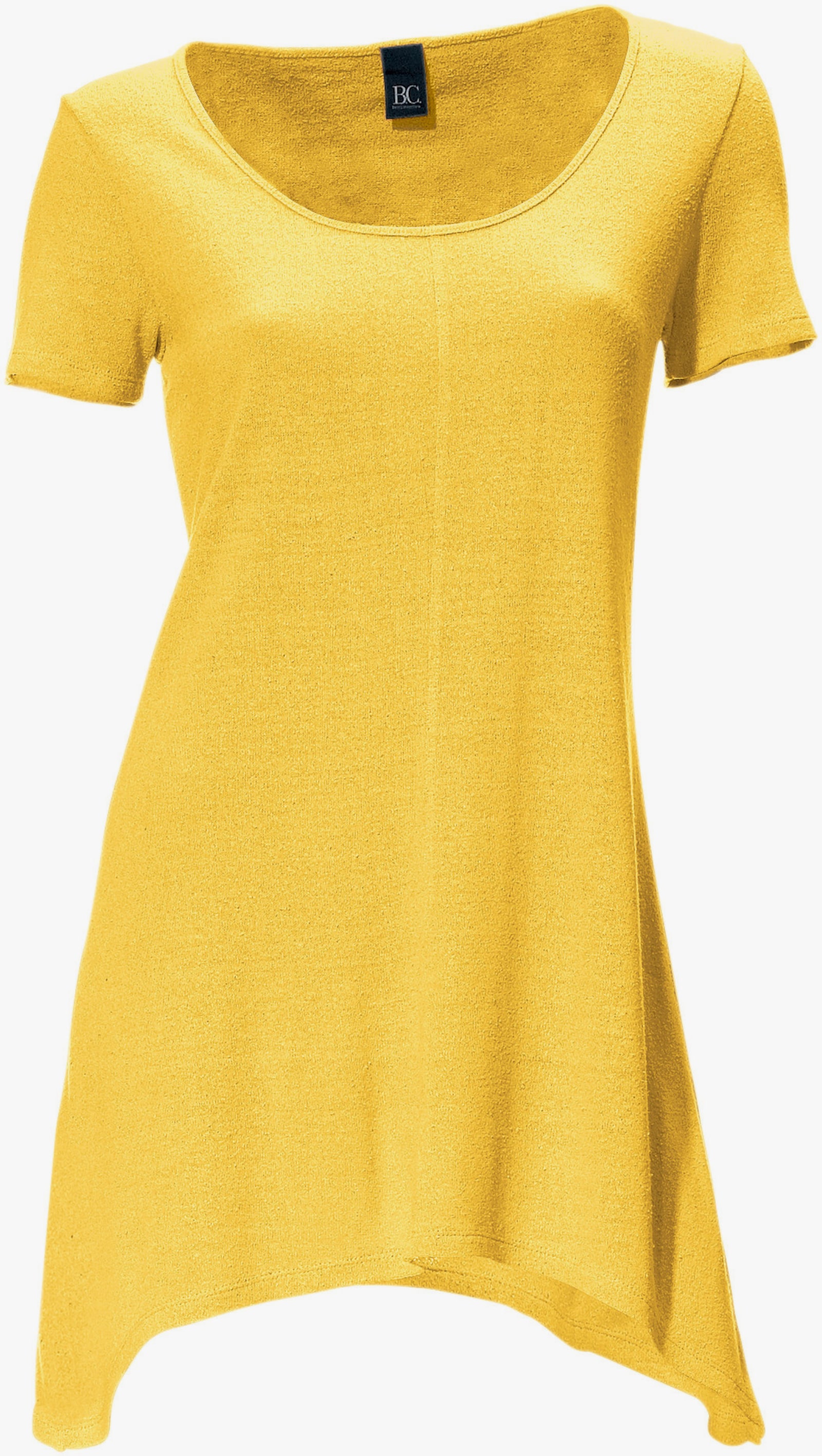 heine Longshirt aus Bourette-Seide - gelb