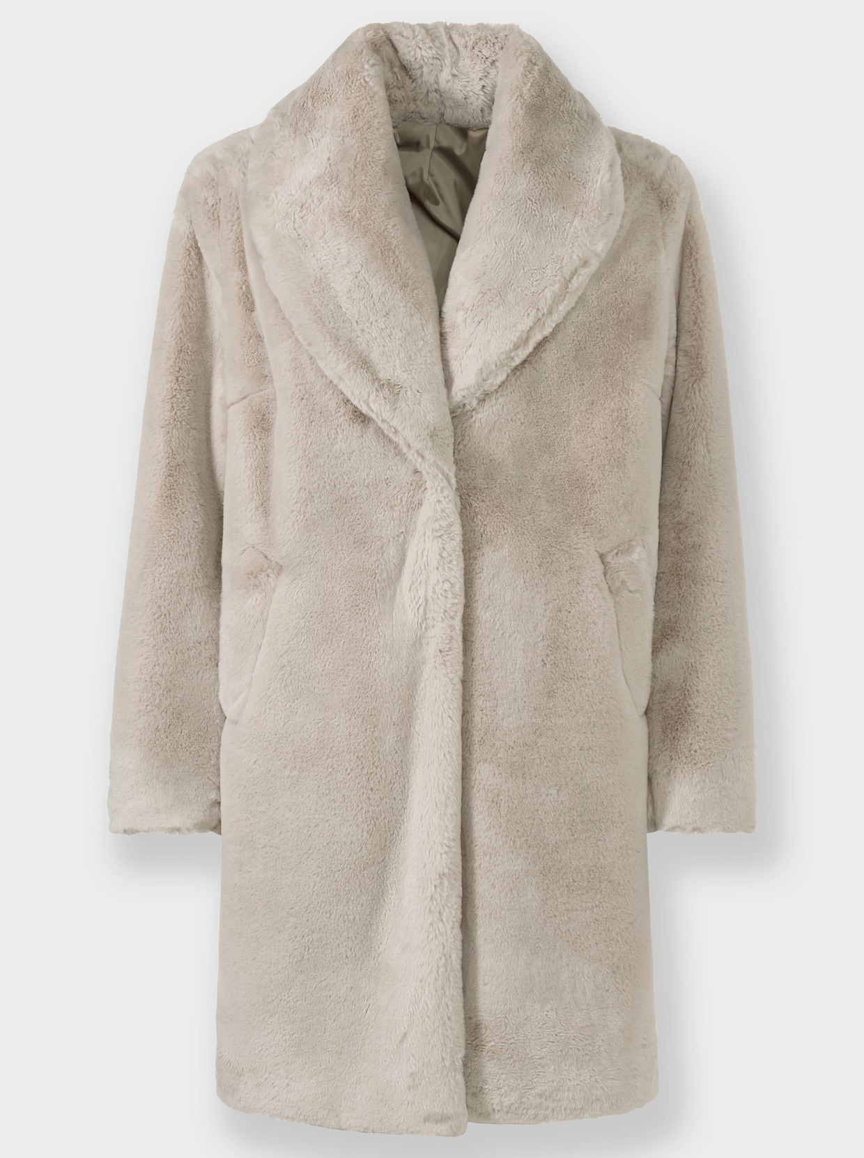 heine Manteau imitation fourrure - beige