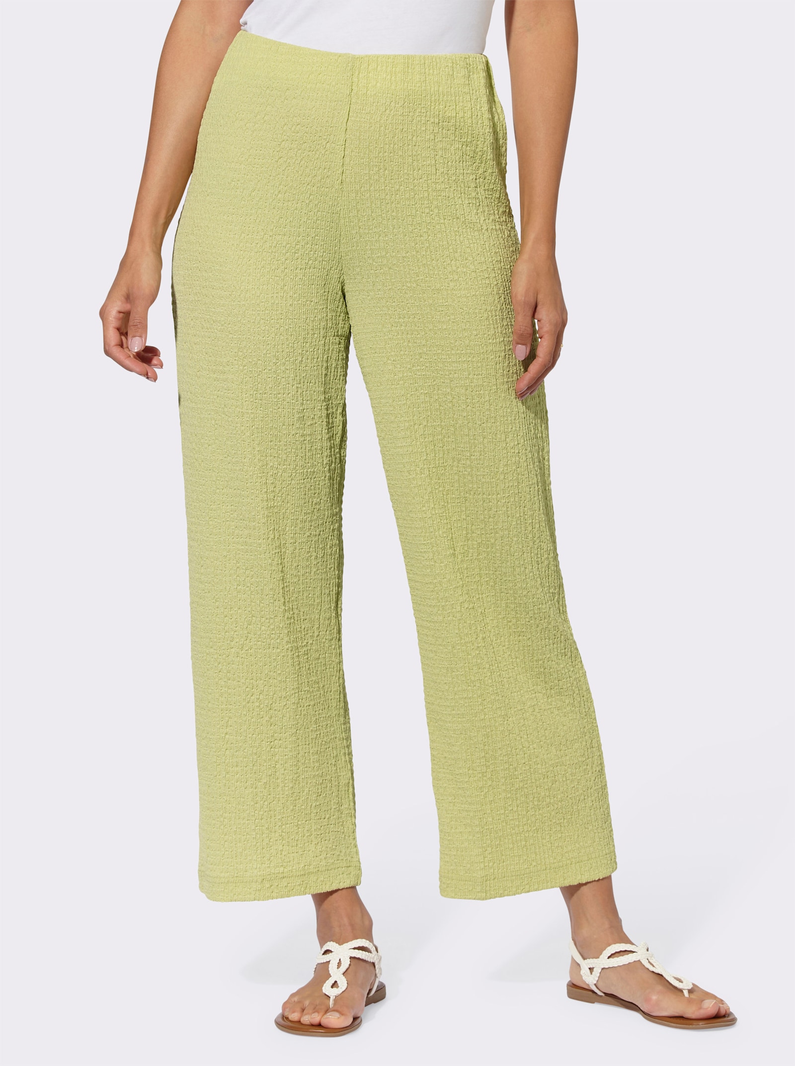 Jerseyhose in 7/8-Länge - lindgrün