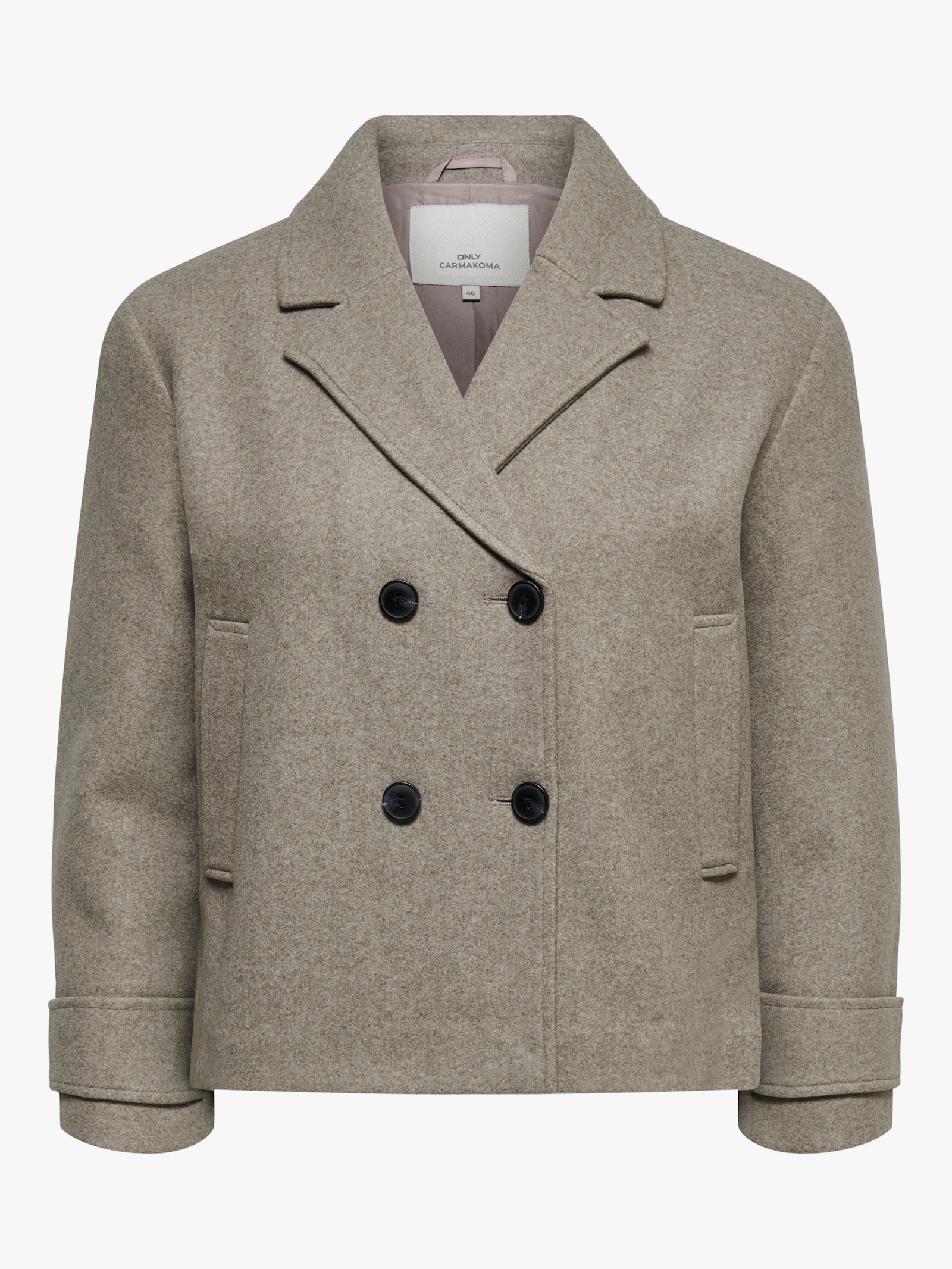 ONLY CARMAKOMA Kurzjacke - mocha meringue detail:melange