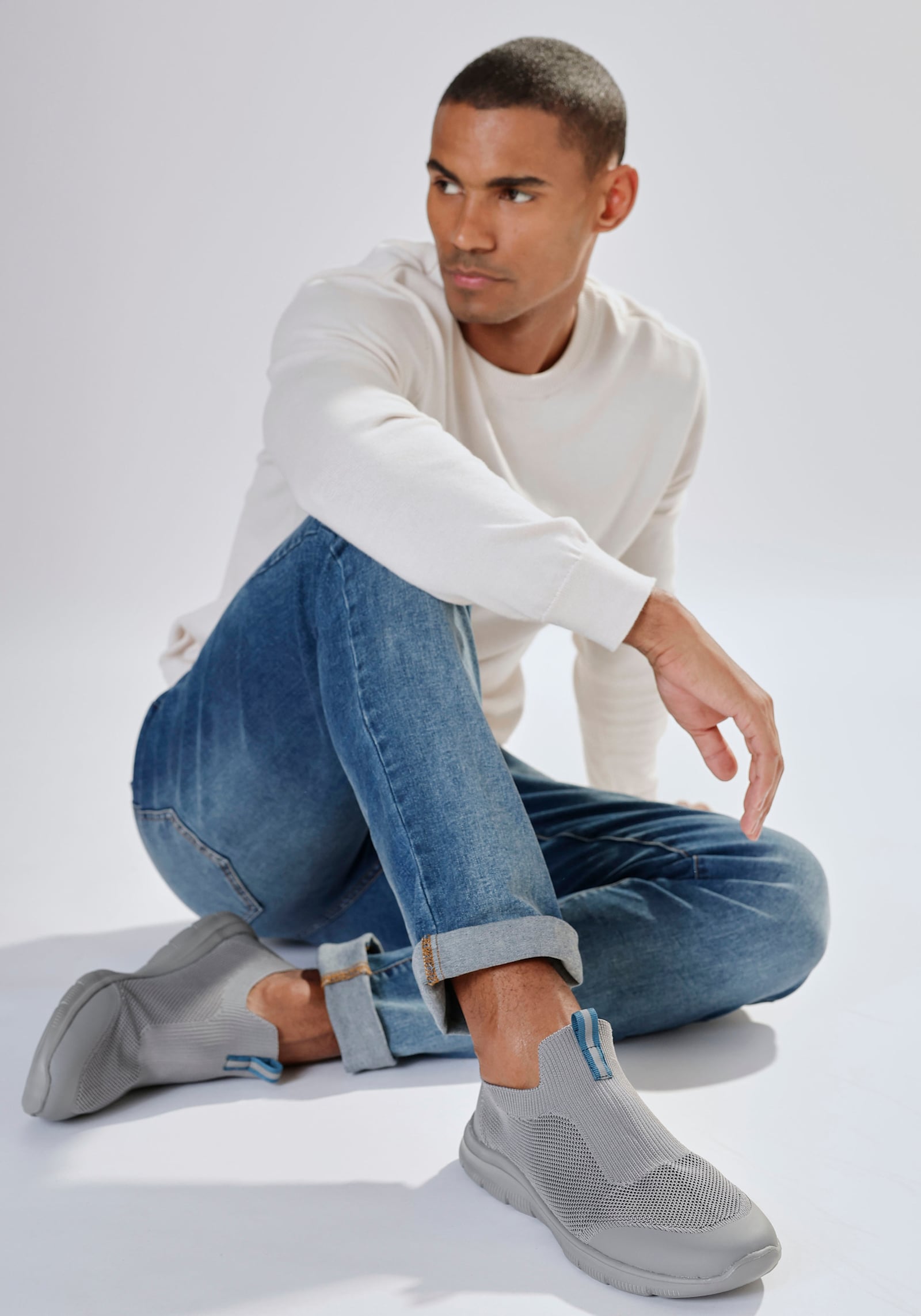 John Devin Sneaker - blaugrau