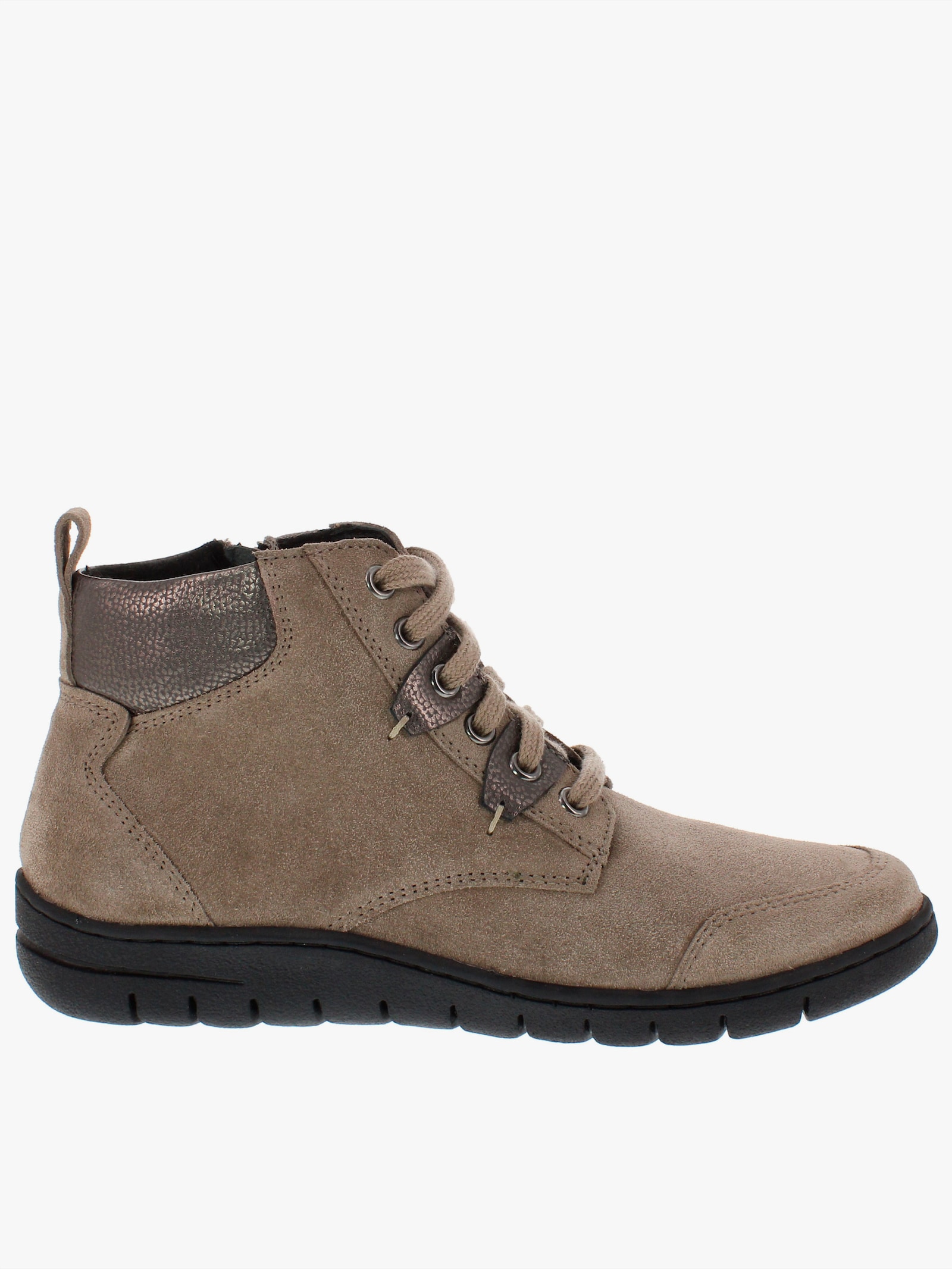 Stiefelette mit Warmfutter, von Naturläufer - taupe