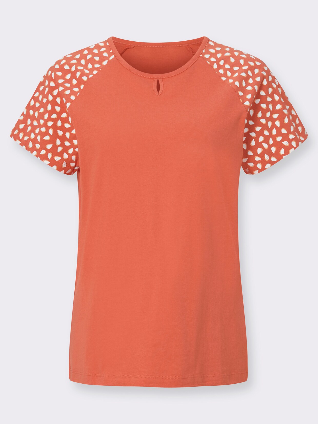 Shirt met capuchon - mandarijn