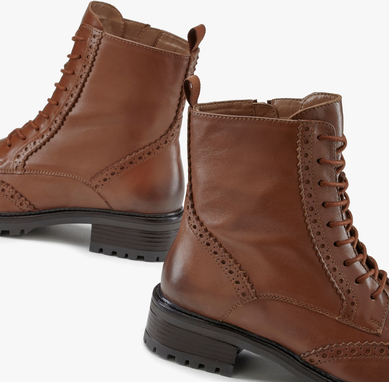 LASCANA Bottines à lacets - marron