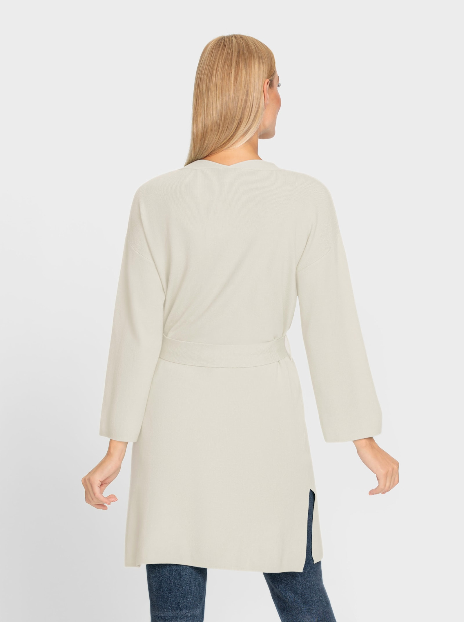 heine veste en tricot - écru