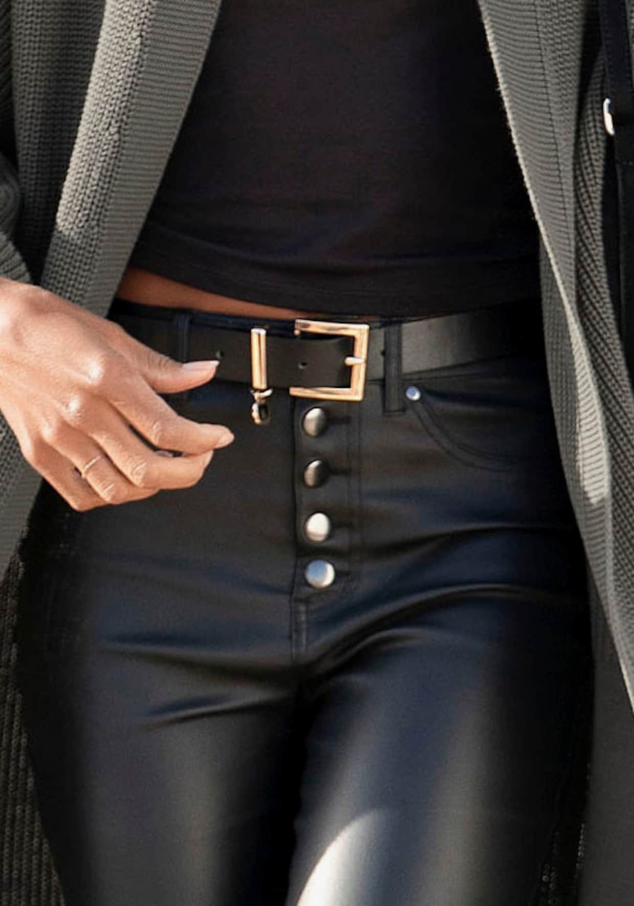 LASCANA ceinture hanches - noir