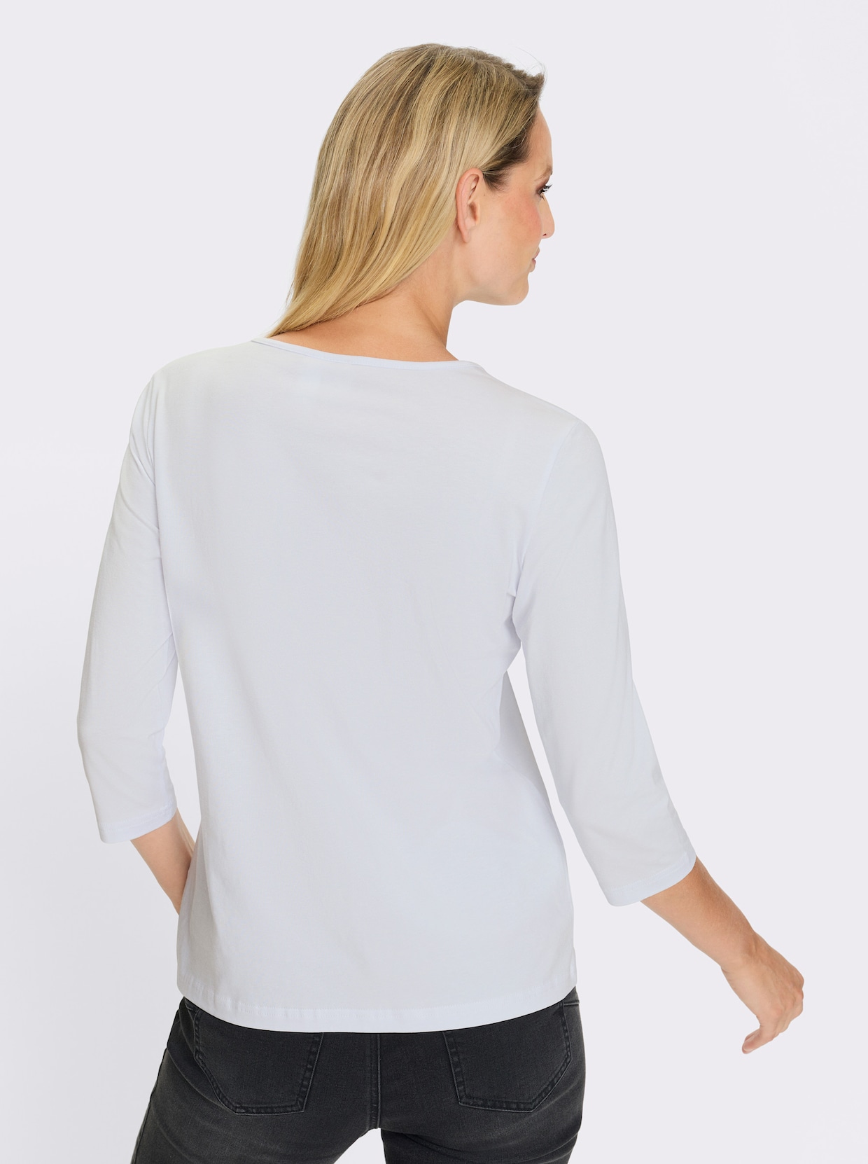 heine 3/4-Arm-Shirt - weiß