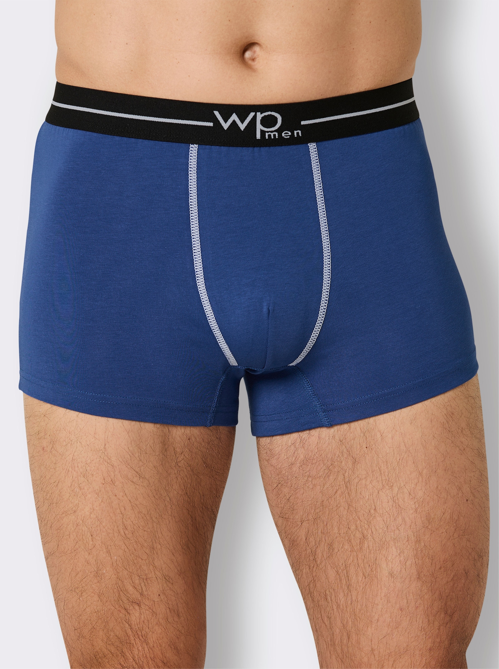 wäschepur men Pants - royalblau + rot + schwarz