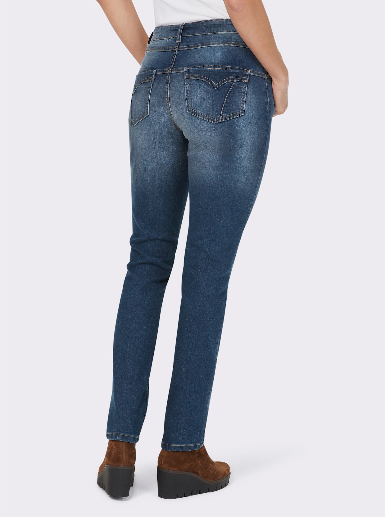 heine Destroyed-jeans - blue-stonewashed