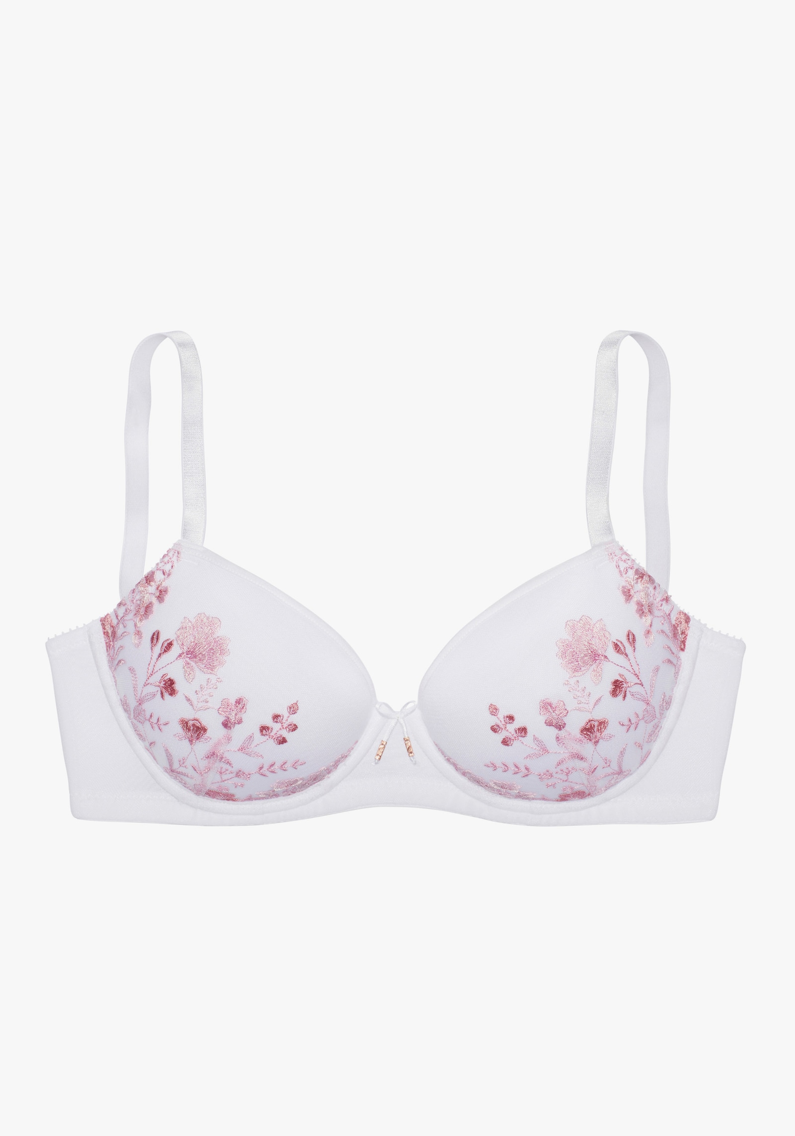 LASCANA Schalen-BH - weiß-rosa