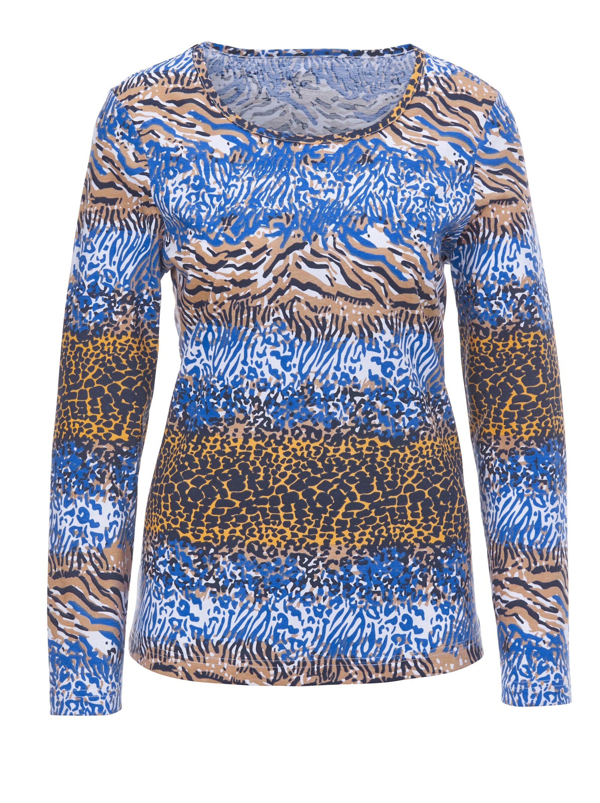 Shirt - blau-gemustert