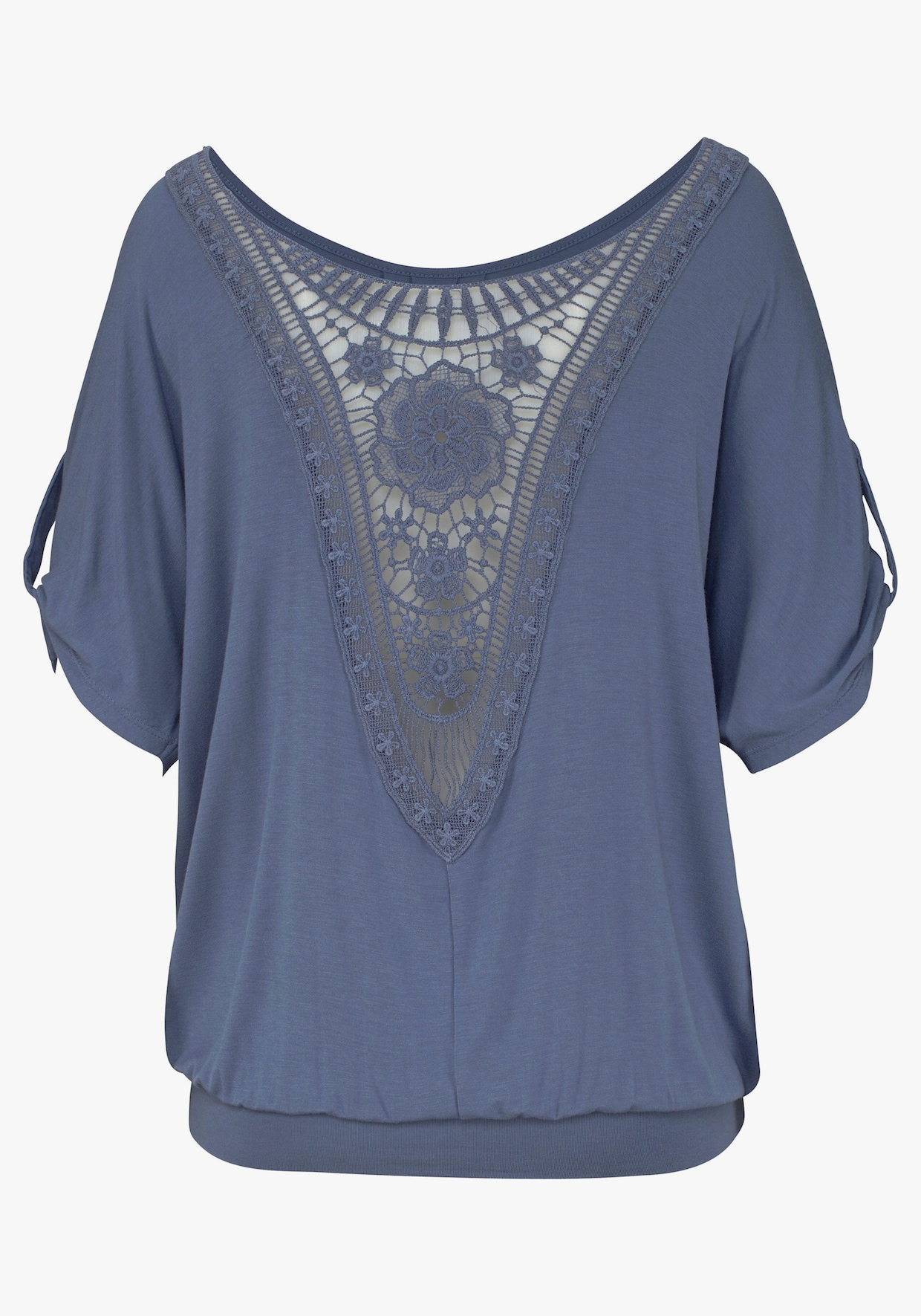 LASCANA Strandshirt - rauchblau