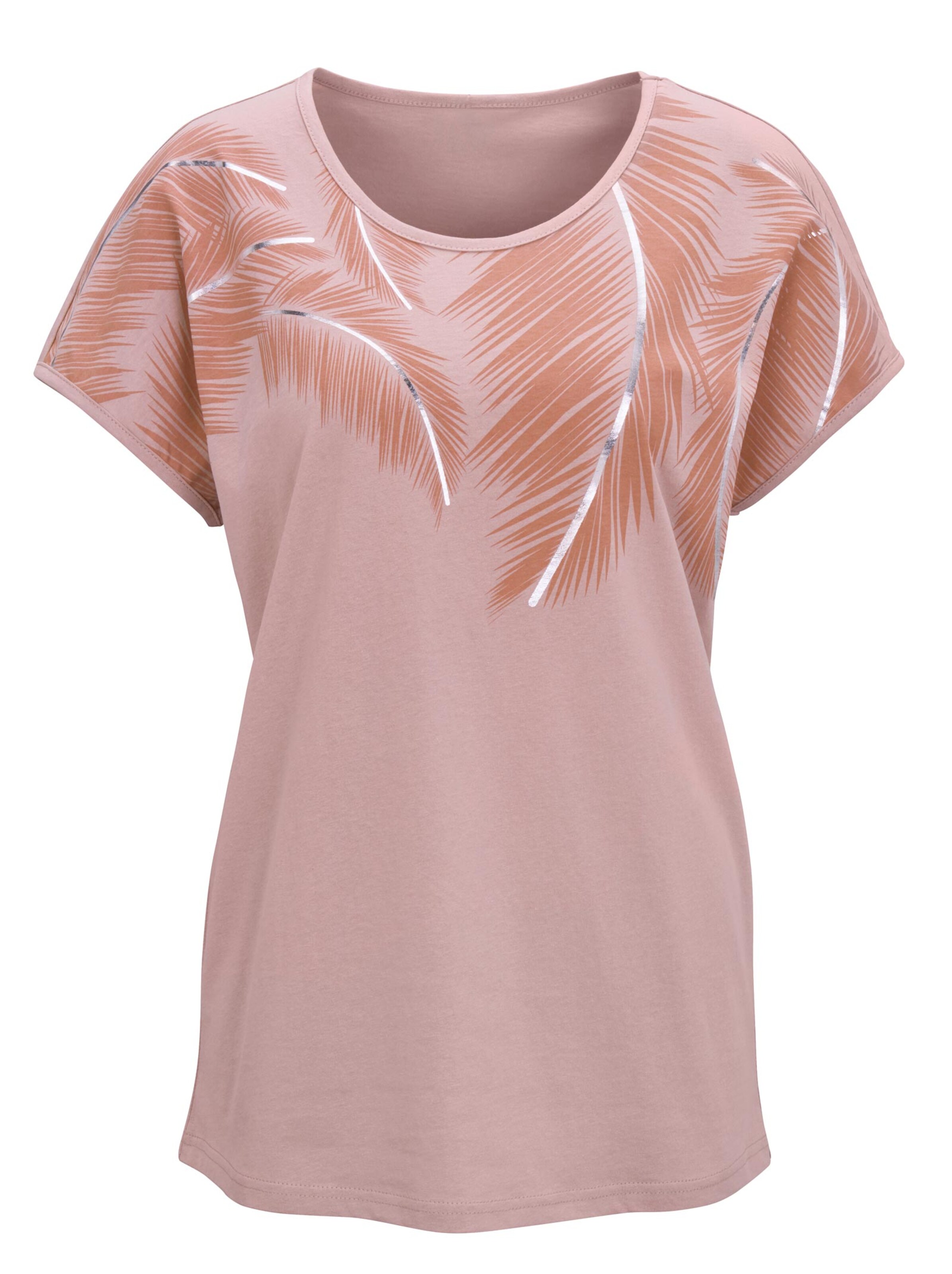 Shirt - rosé-bedruckt